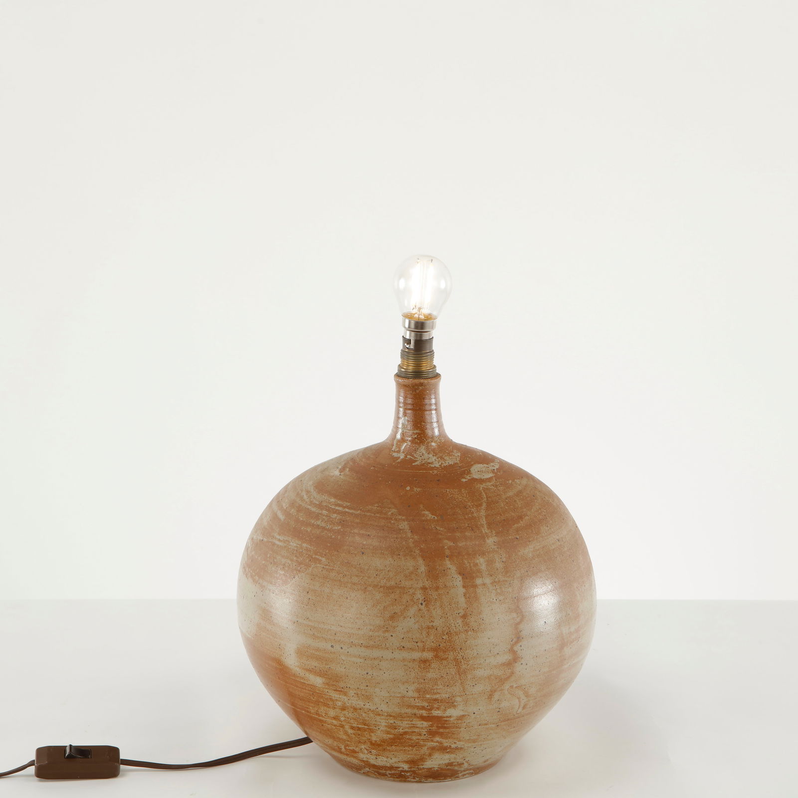 Ceramic Table Lamp with Spherical Base, 1970s - 6
