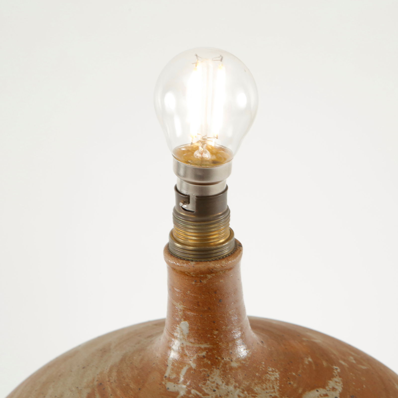 Ceramic Table Lamp with Spherical Base, 1970s - 7