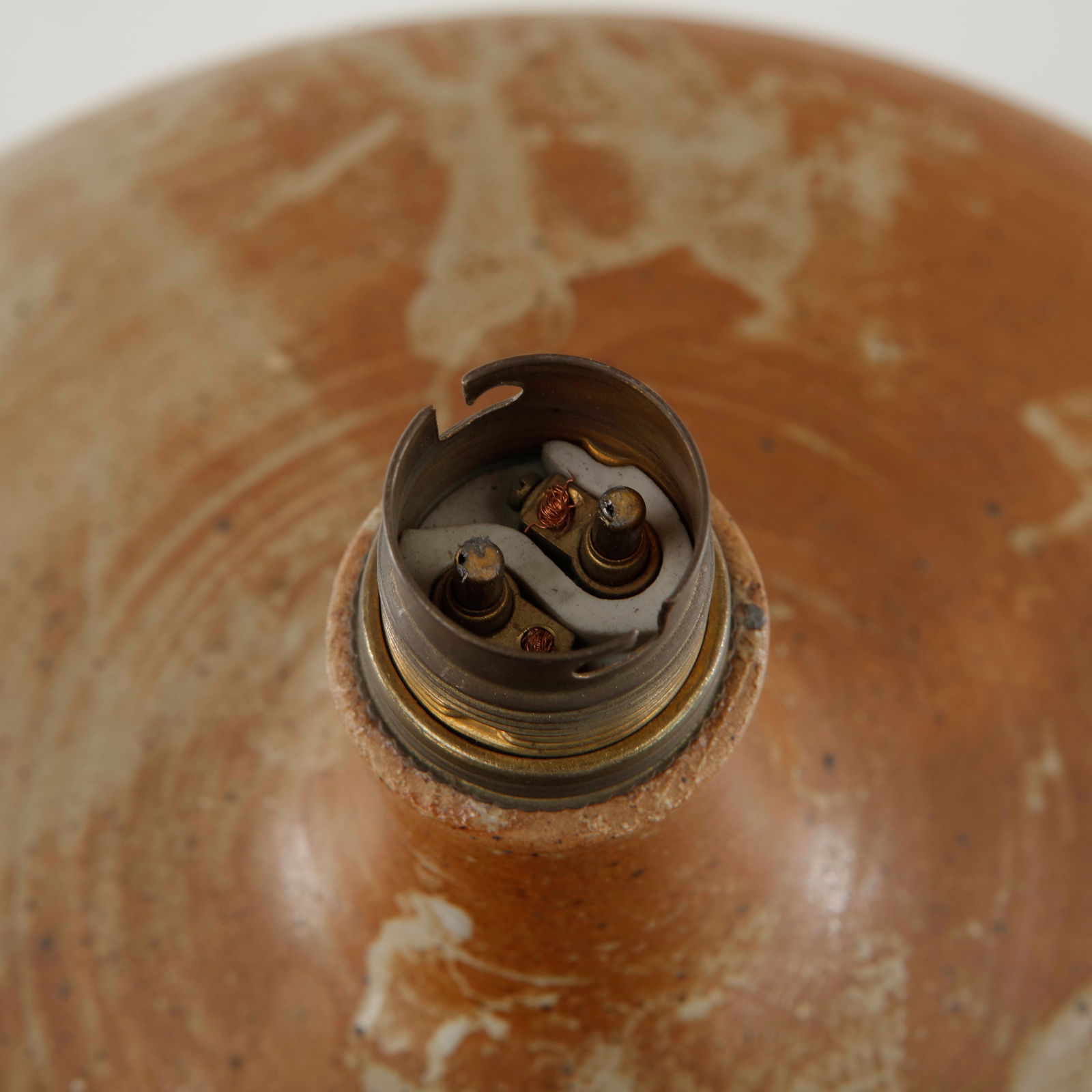 Ceramic Table Lamp with Spherical Base, 1970s - 8