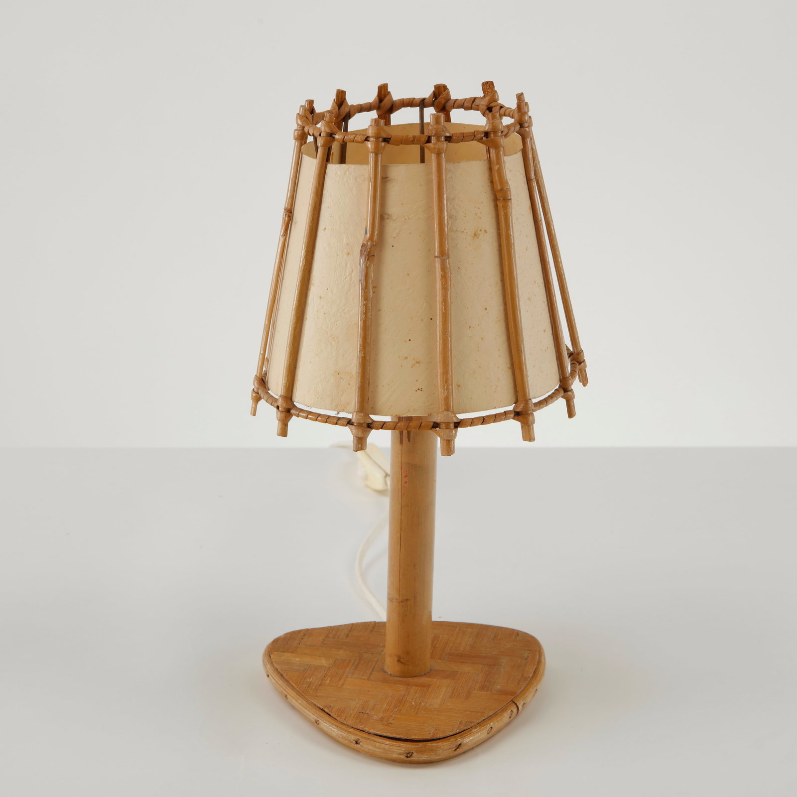 Louis Sognot, Bamboo Table Lamp, France, 1950s (1 of 11)