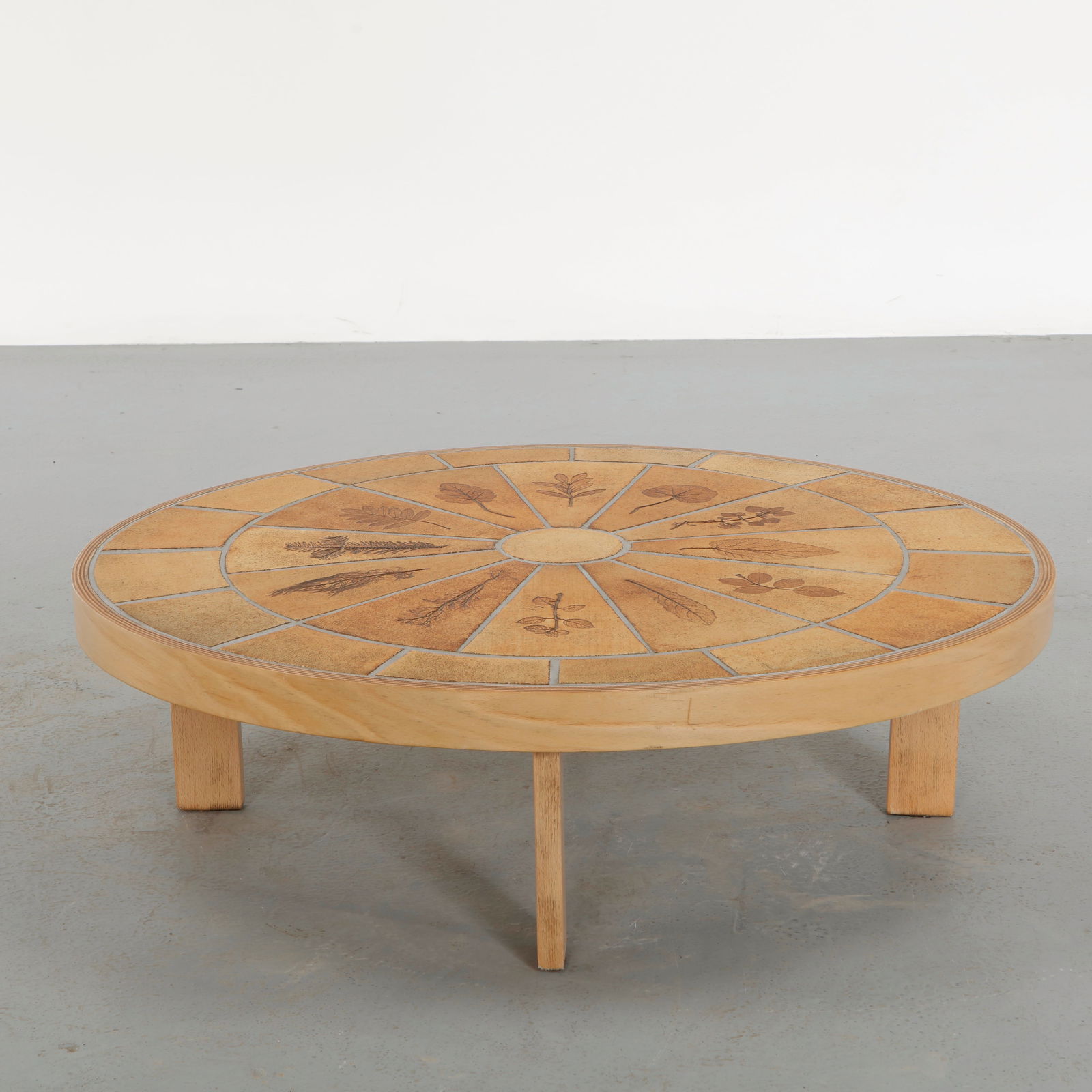 Roger Capron, Oval Garrigue Ceramic Coffee Table, 1960s (1 of 12)