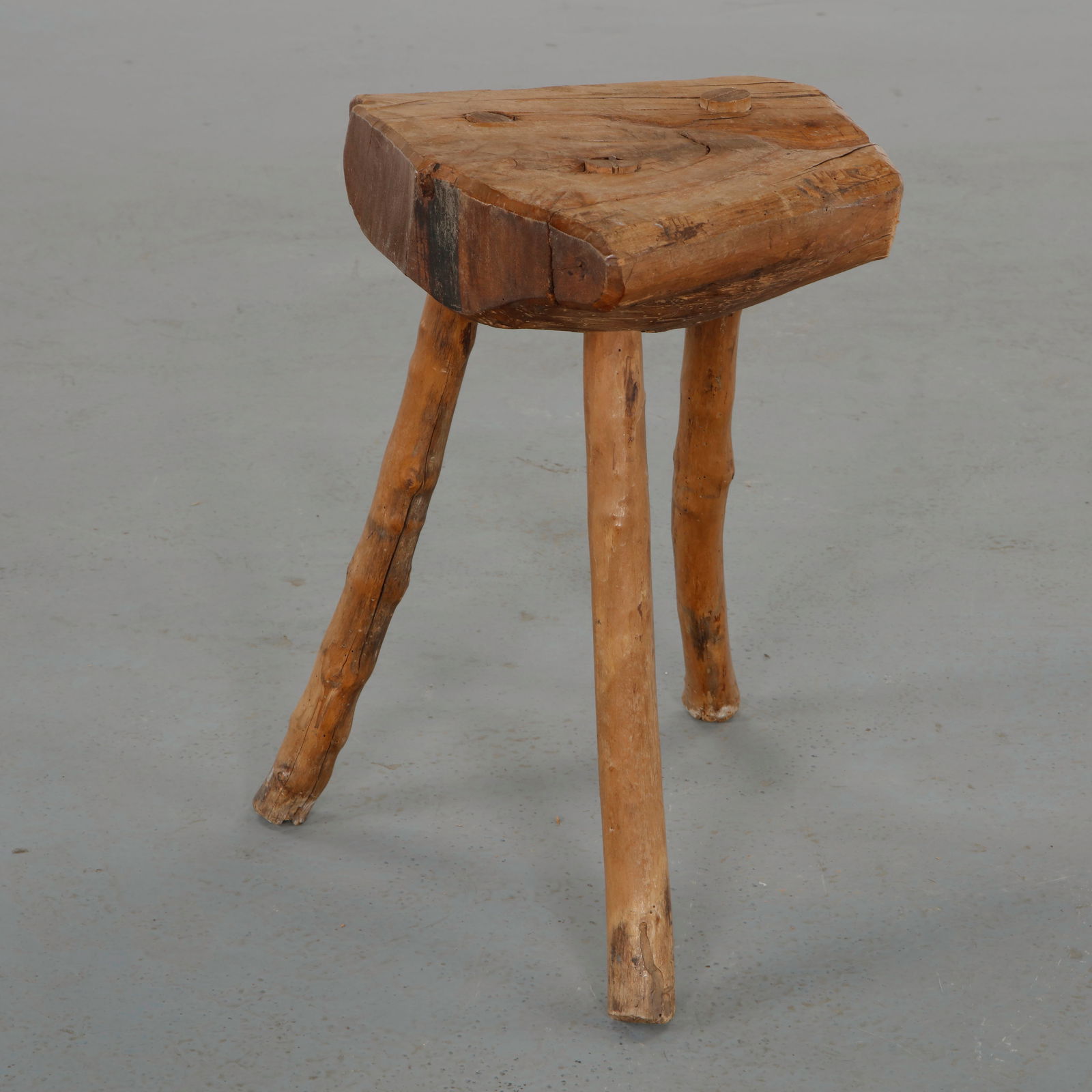 Brutalist Stool, 1960s - 4