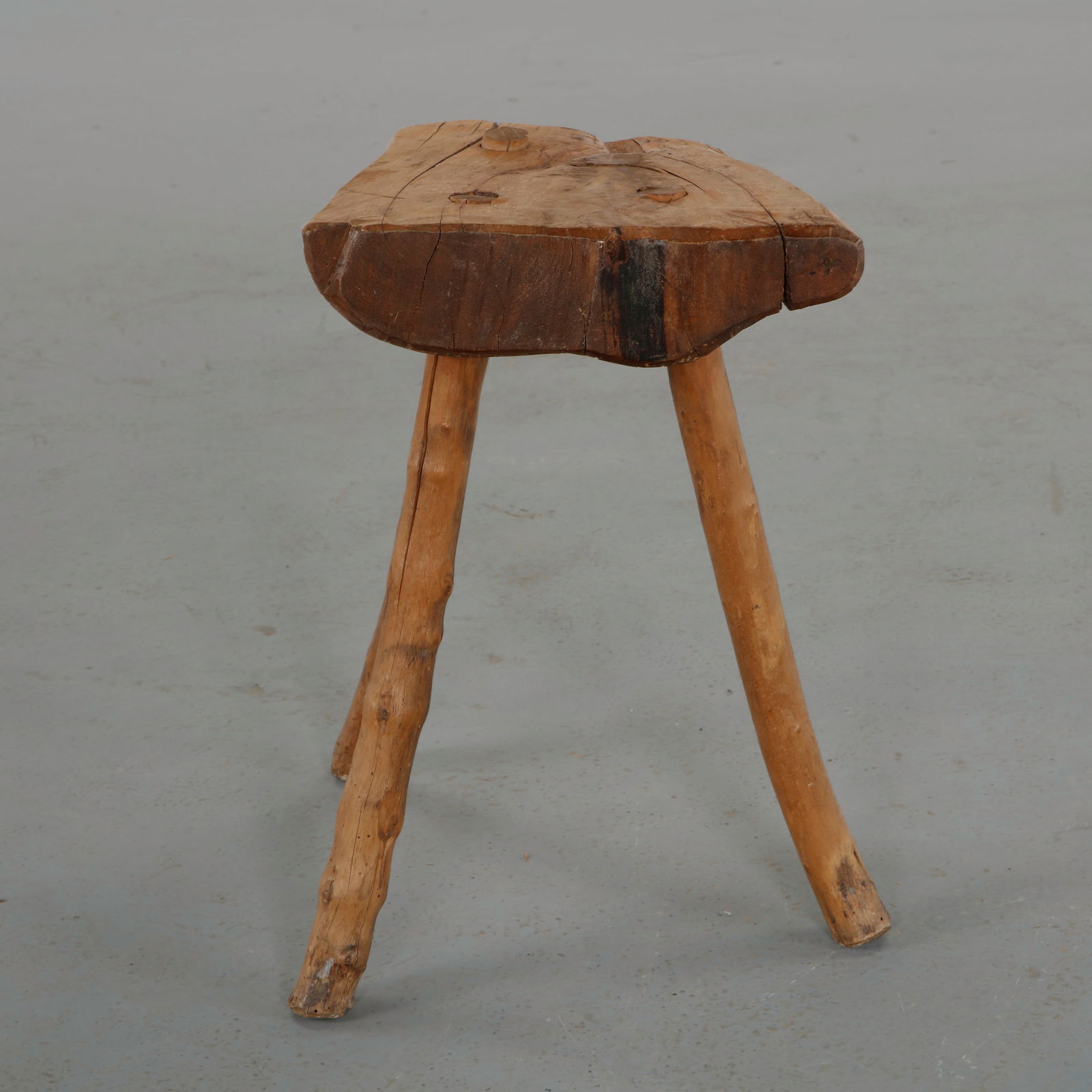 Brutalist Stool, 1960s - 5