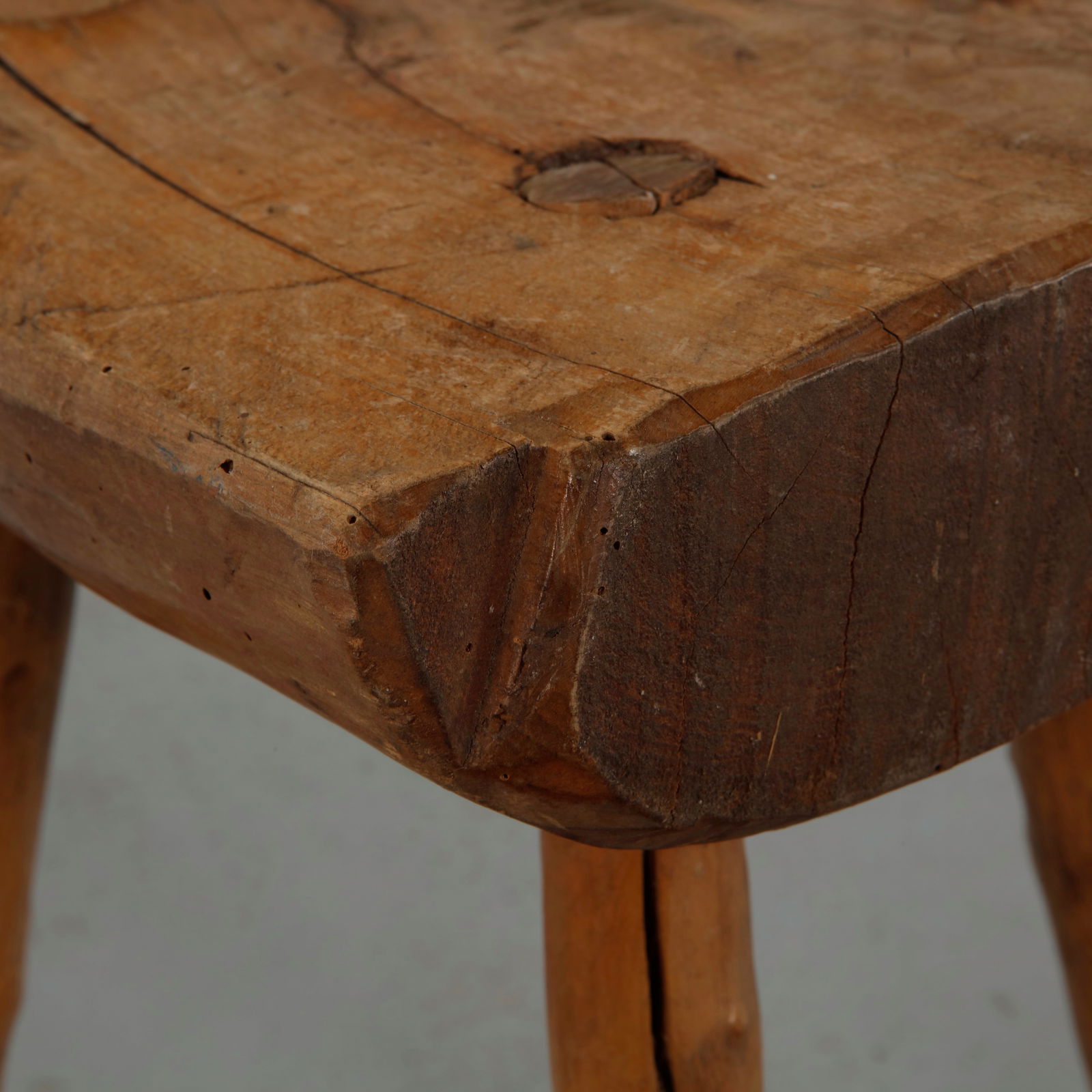 Brutalist Stool, 1960s - 8