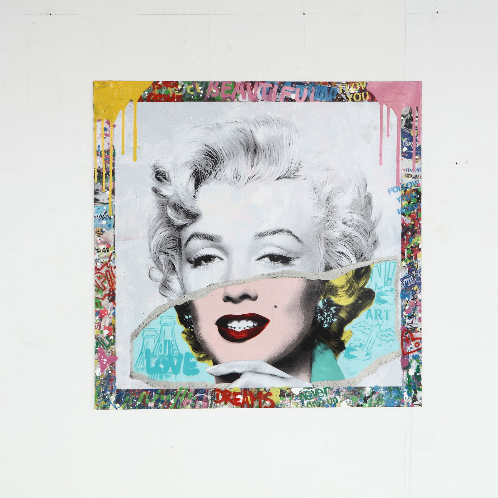 Brainwash, Monroe Popfolio-Torn Photo, 2022 (1 of 7)