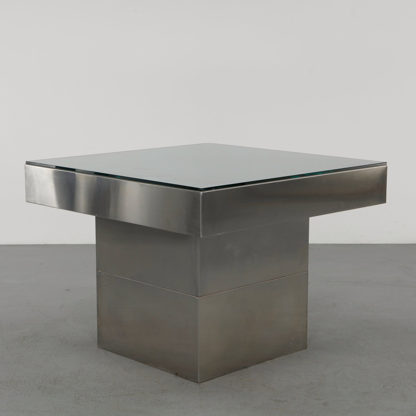Willy Rizzo, Modular Stainless Steel Table, 1970s (1 of 19)