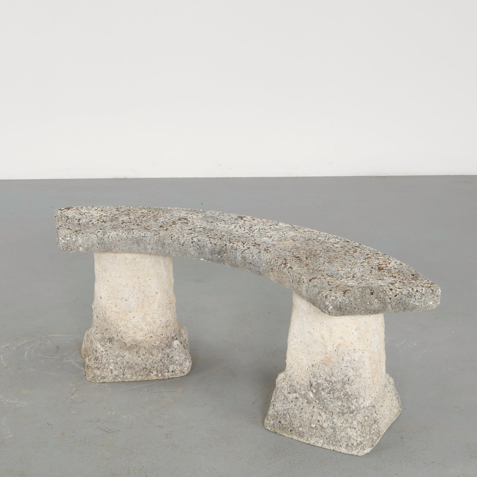 Aerated Concrete Outdoor Bench, 1950s (1 of 14)