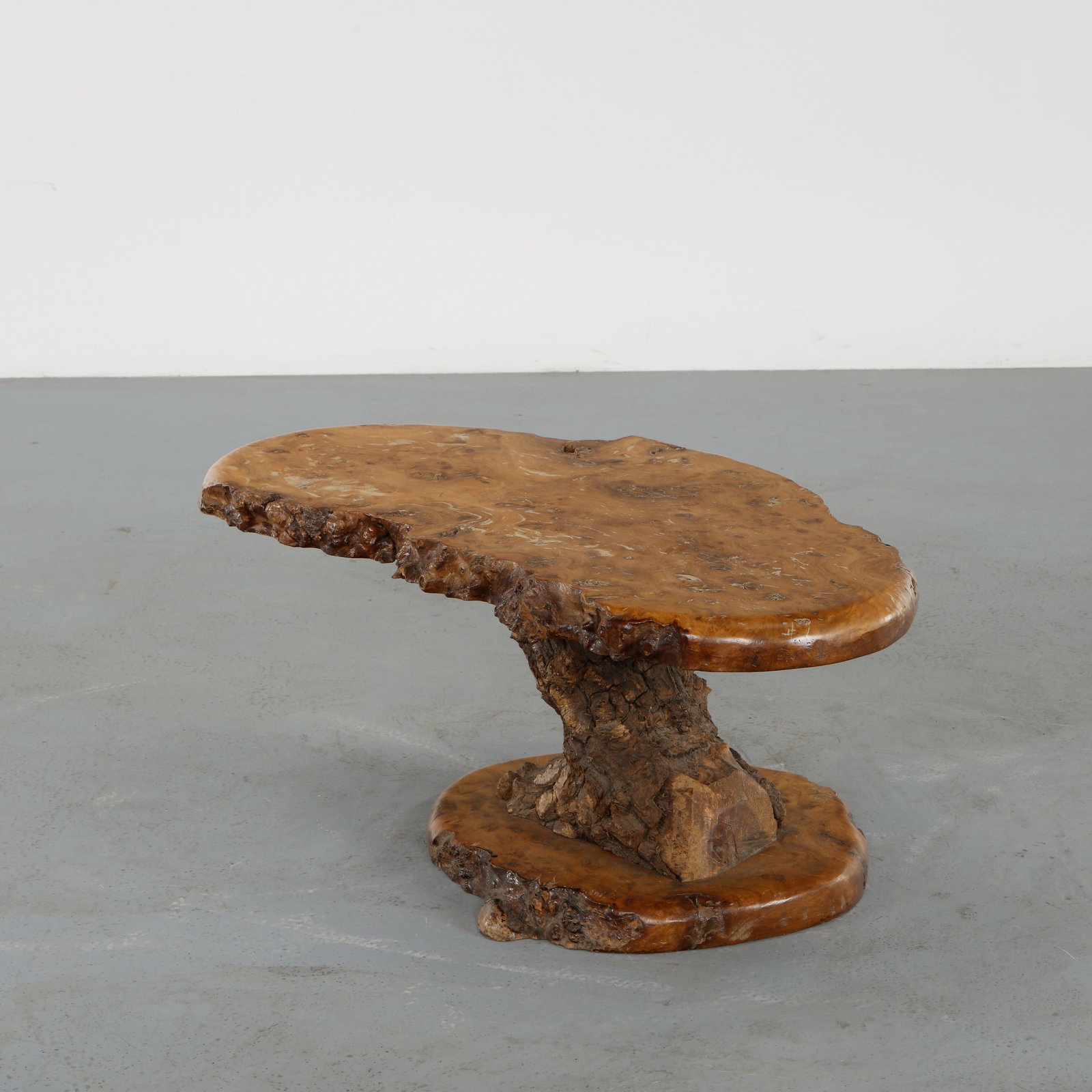 Brutalist Freeform Burlwood Coffee Table in the style of Nakashima, 1960s (1 of 13)