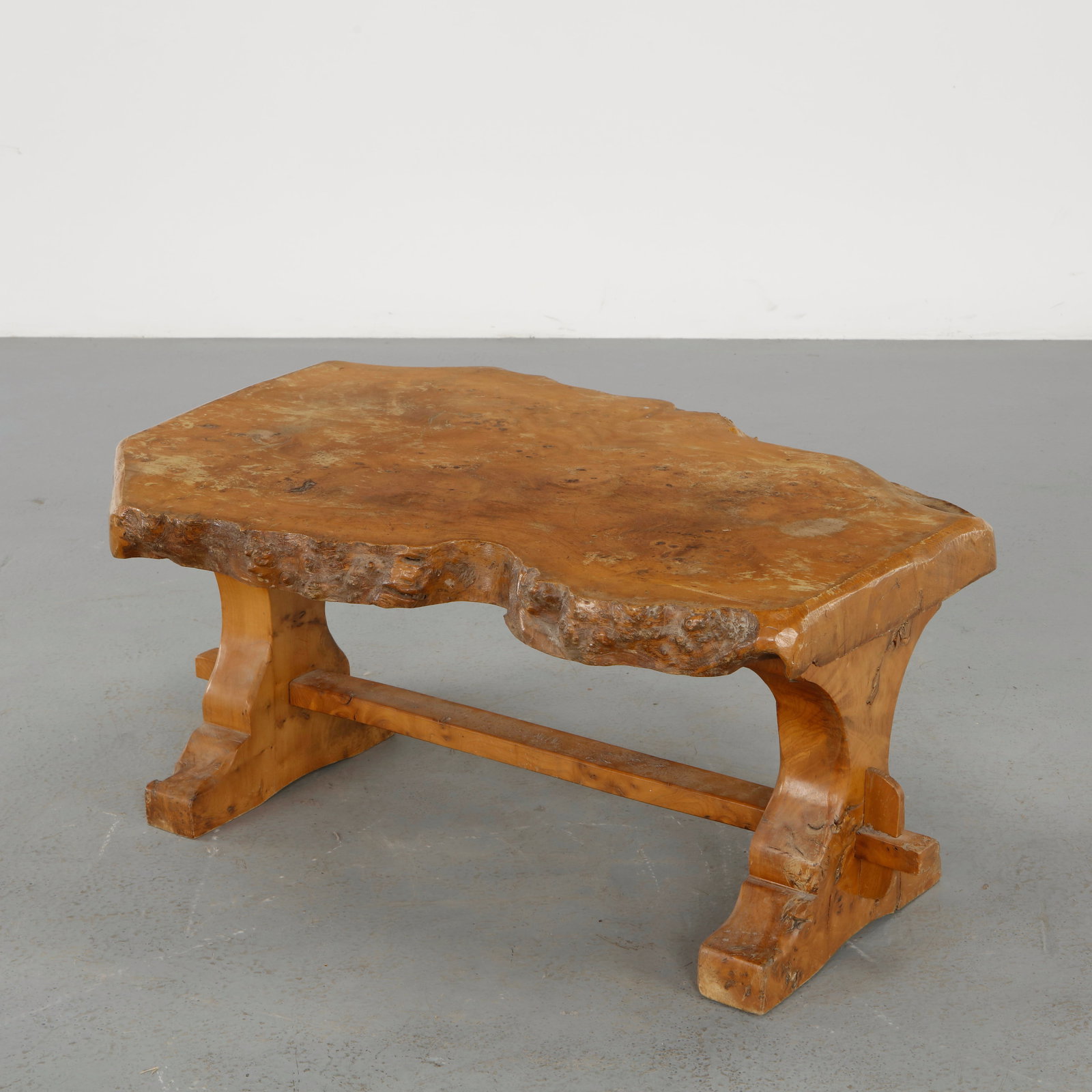 Brutalist Live Edge Wood Coffee Table in the style of Nakashima, 1960s (1 of 14)