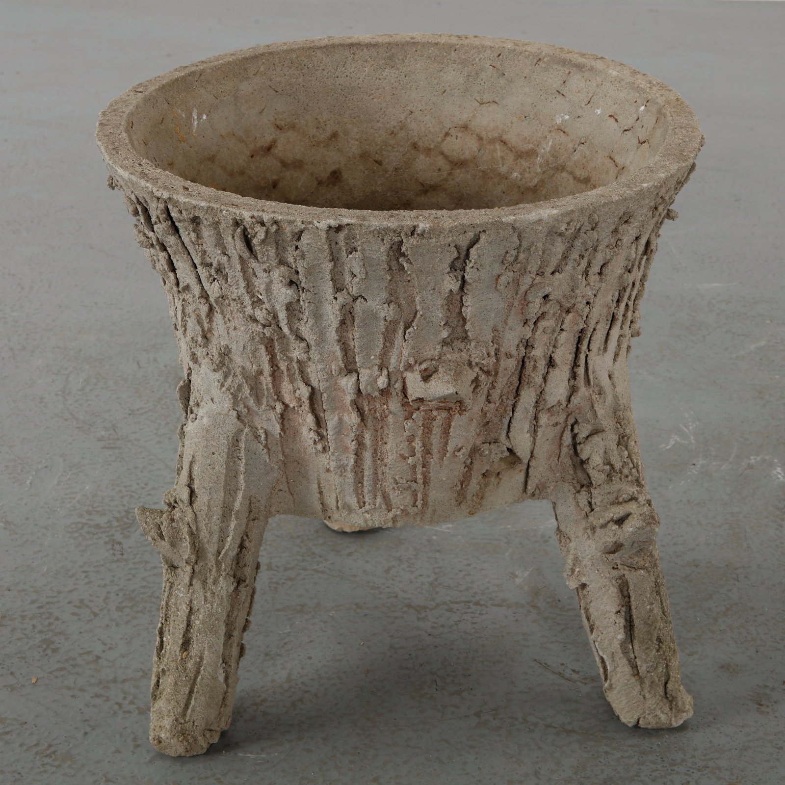 Faux Bois Tripod Planter, 1960s (1 of 10)