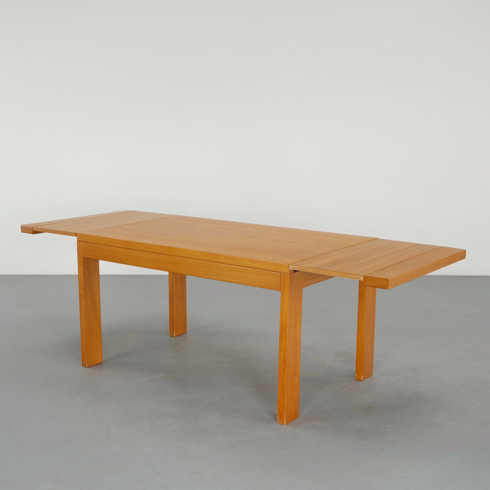 Maison Regain, Extendable Pine Dining Table, 1960s (1 of 15)