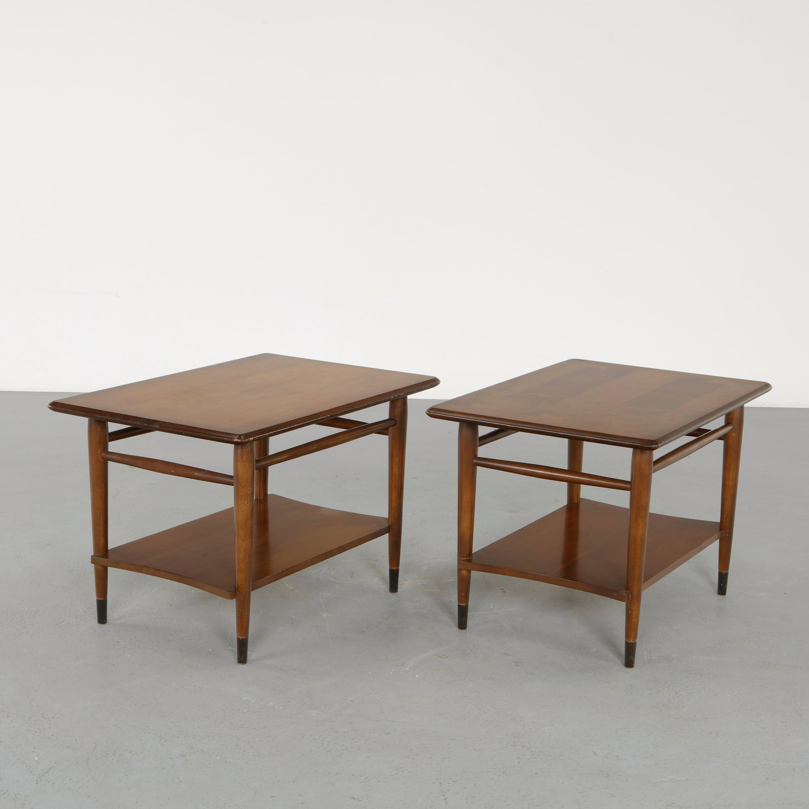 Andre Bus, Pair of Lane Acclaim Series Walnut End Tables, 1960s (1 of 20)