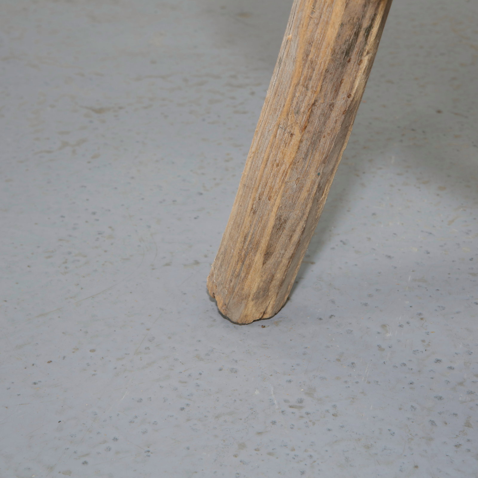 Primitive Rectangular Stool, 1950s - 12