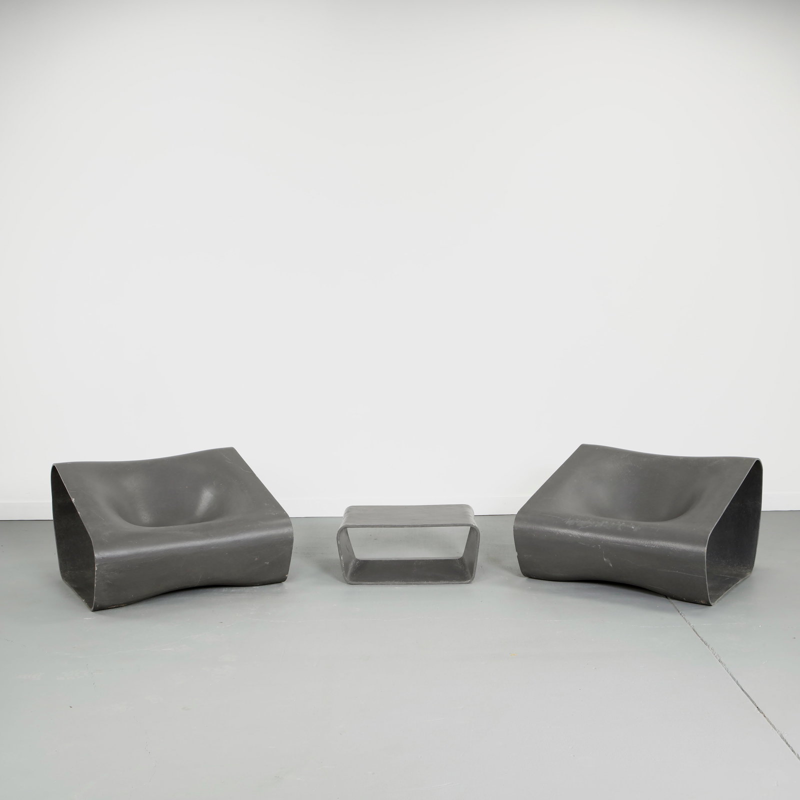 Rainer Mutsch for Eternit, Pair of Dune Modular Seats with Matching Coffee Table (1 of 20)