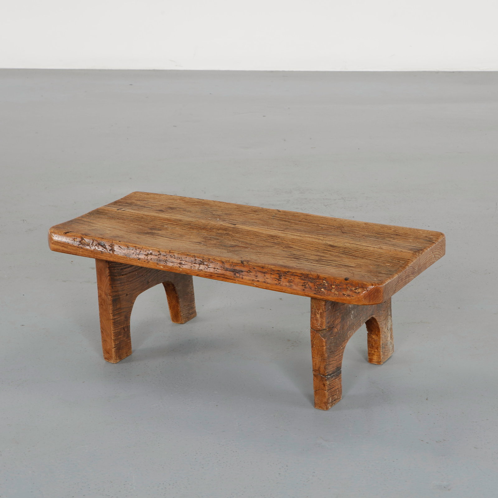 Brutalist Wood Coffee Table, 1950s (1 of 15)