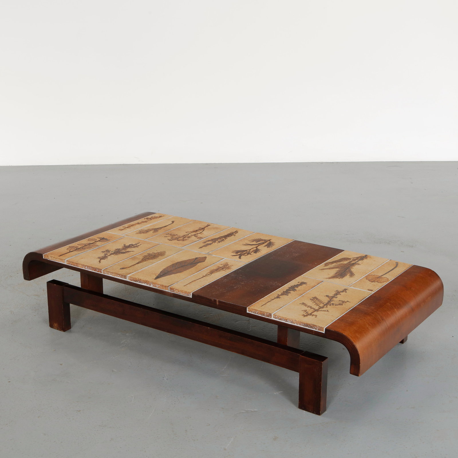 Roger Capron, Herbarium Wood Coffee Table, 1960s (1 of 16)