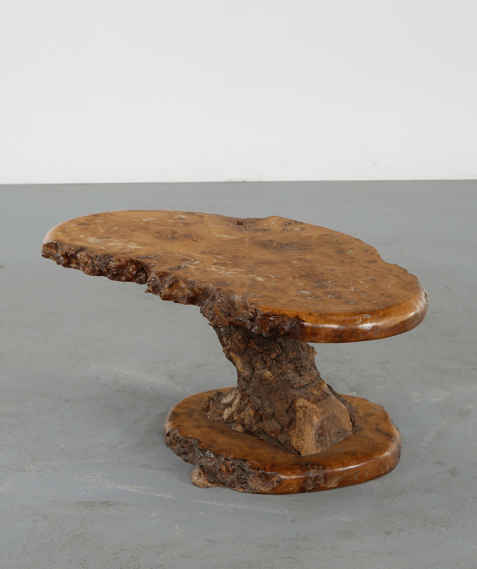 Brutalist Freeform Burlwood Coffee Table in the style of Nakashima, 1960s (1 of 13)