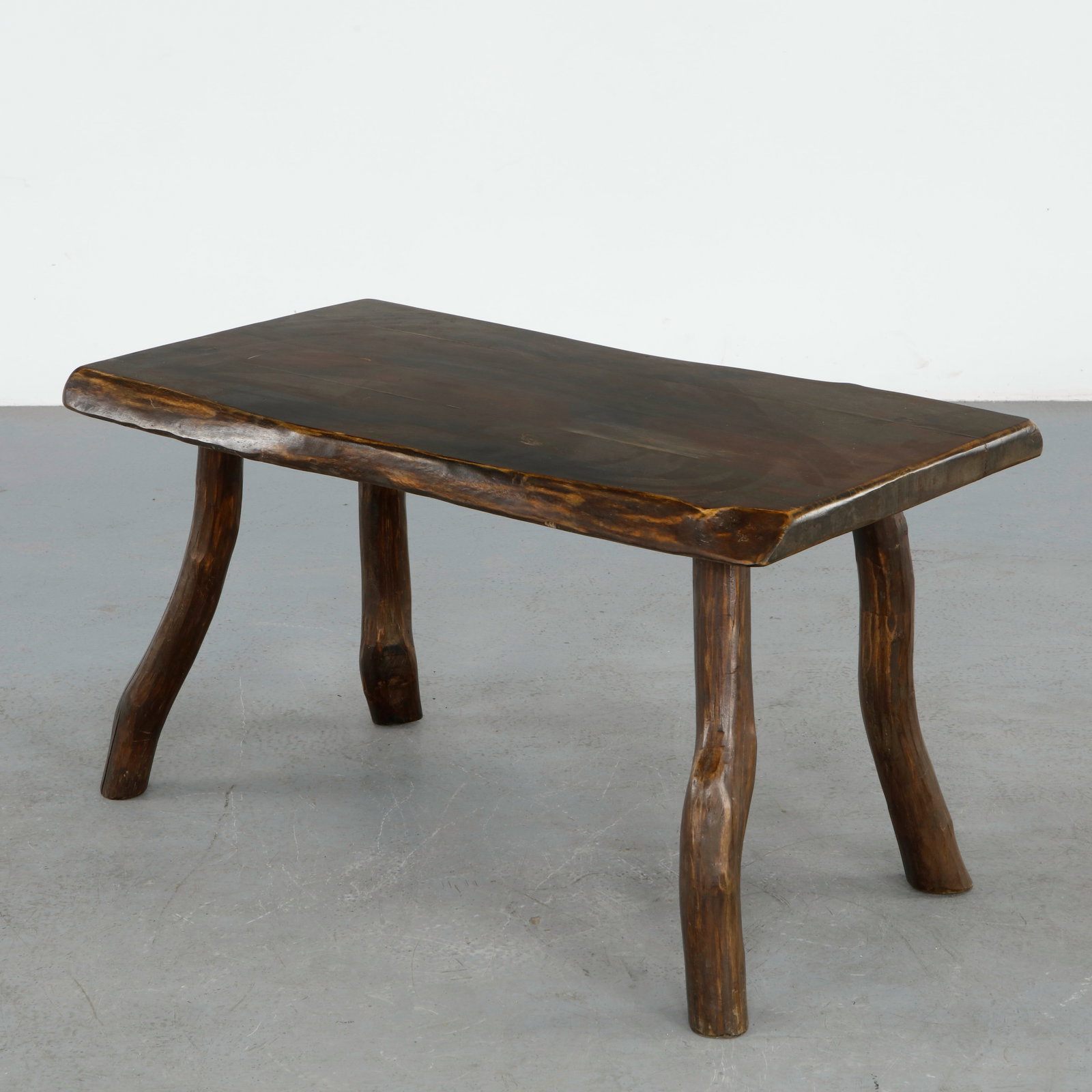 Brutalist Live Edge Coffee Table, 1960s (1 of 15)
