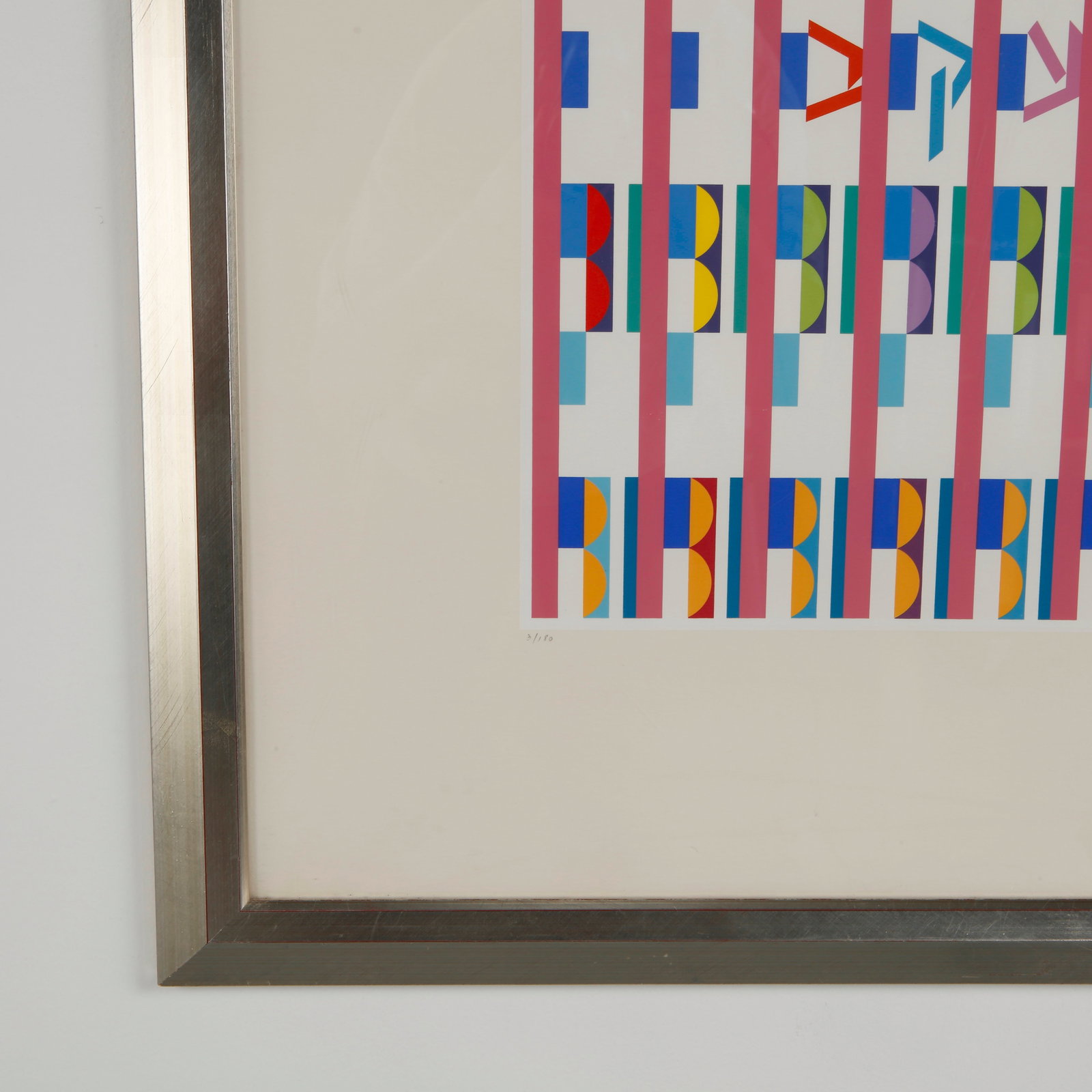 Yaacov Agam, Vertical Orchestration, Litographi, Signed and Numbered 3/180 with Book - 4