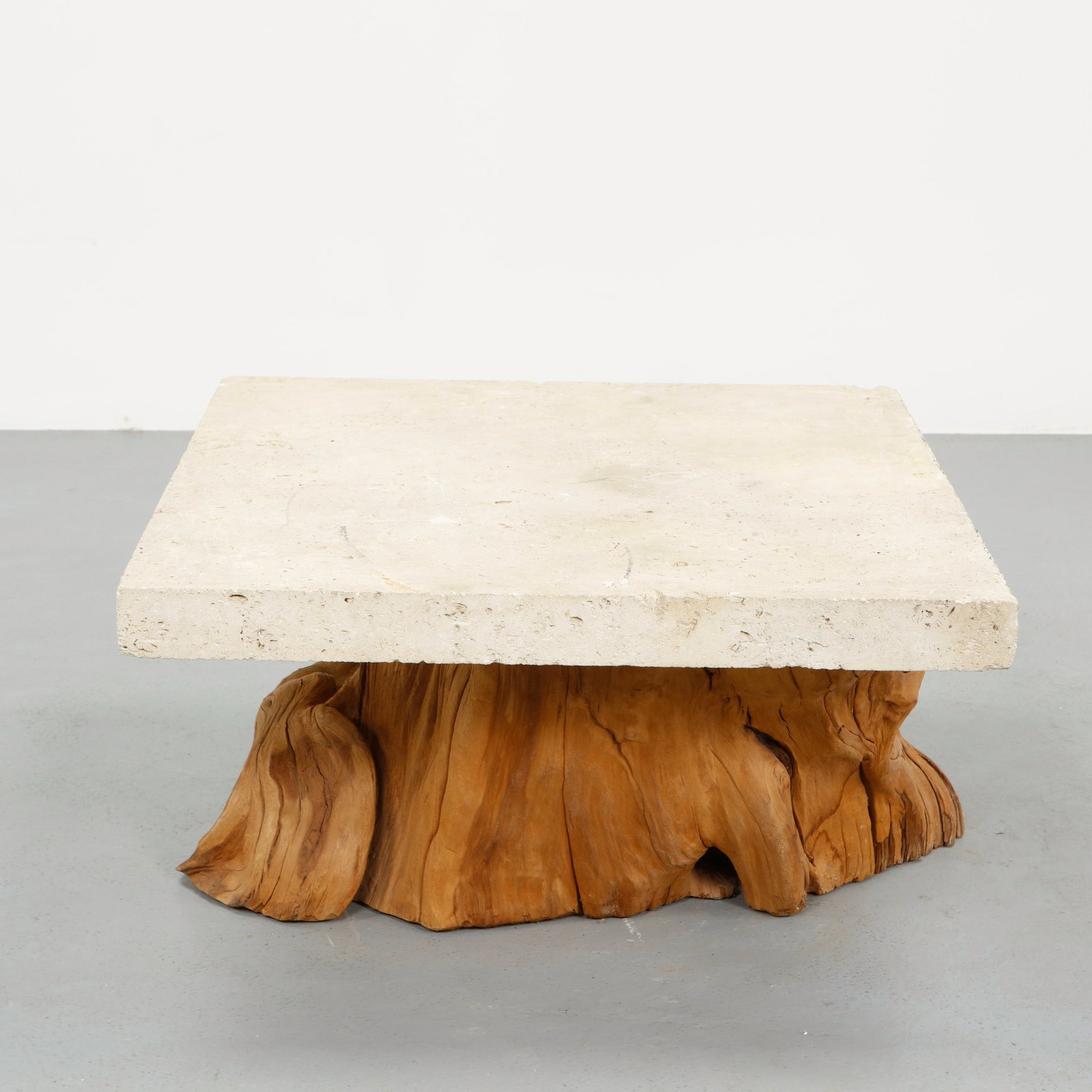 Stone and Root Coffee Table, 1970s - 3