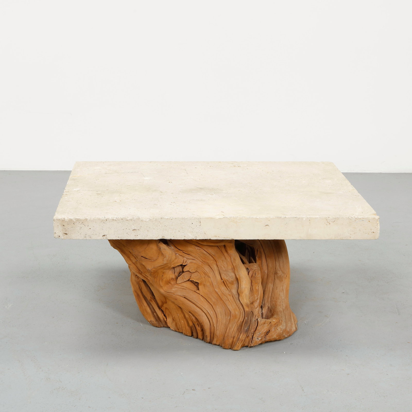 Stone and Root Coffee Table, 1970s - 5