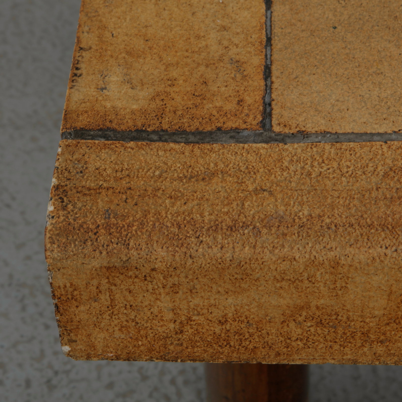 Roger Capron, Ceramic Rectangular Coffee Table, Signed, 1960s - 15