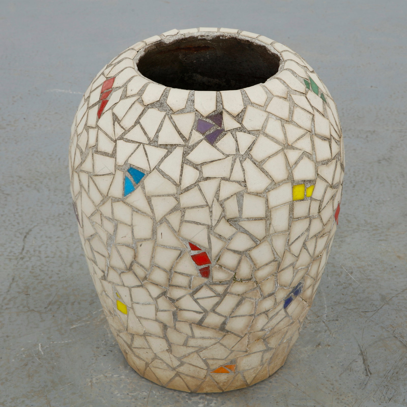 Mosaic Tile Planter, 1960s (1 of 10)