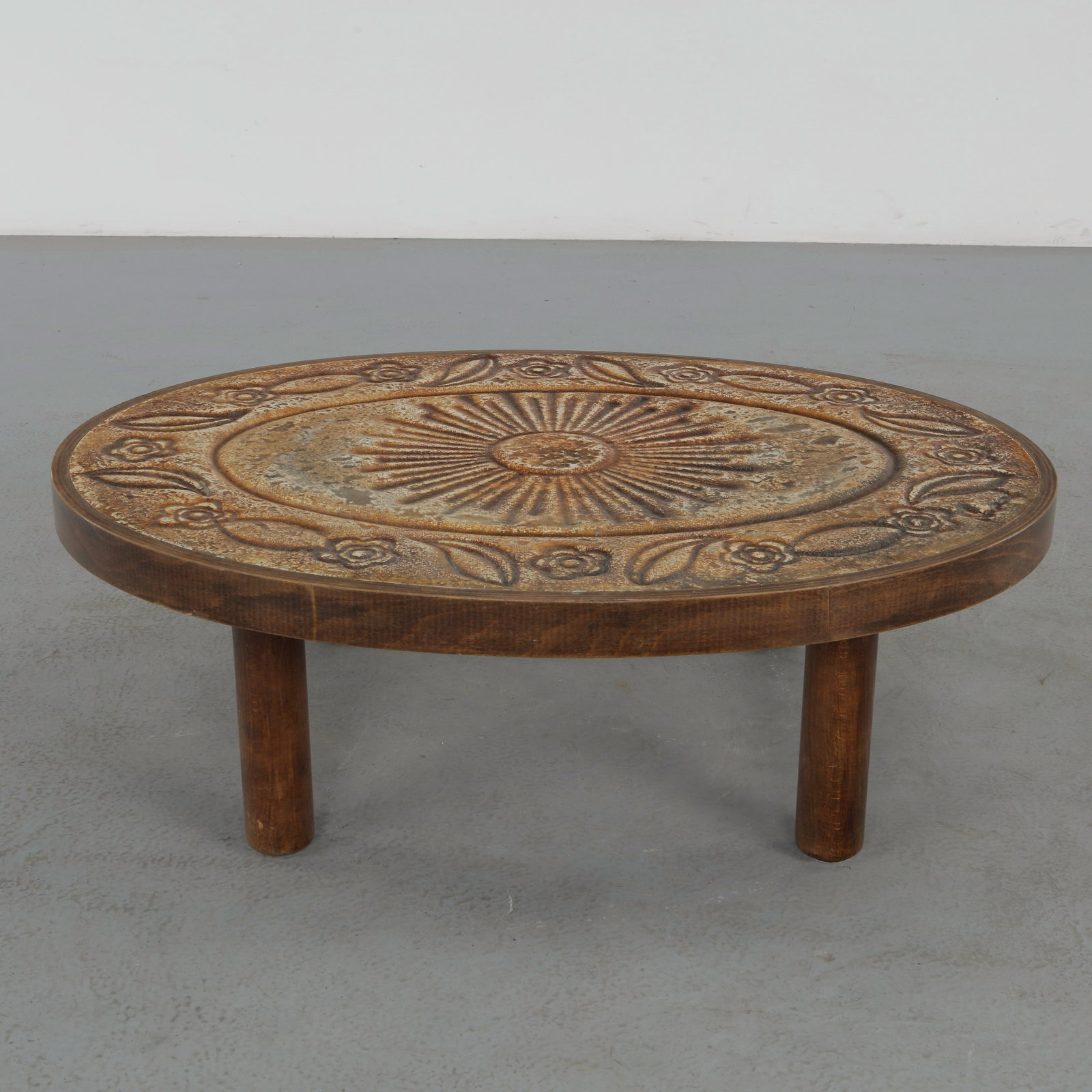 Francois Chaty, Ceramic Coffee Table, 1960s - 2