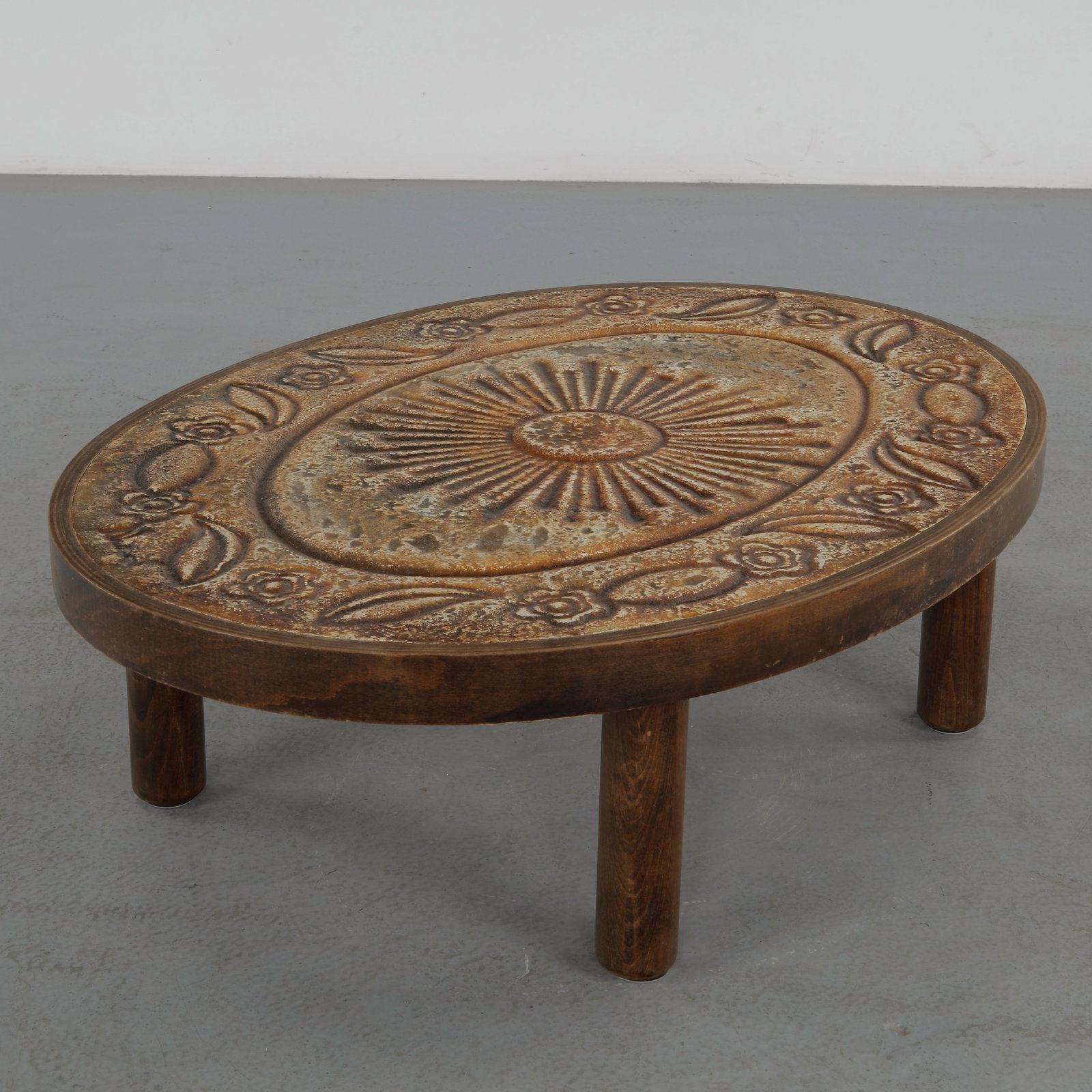 Francois Chaty, Ceramic Coffee Table, 1960s - 4