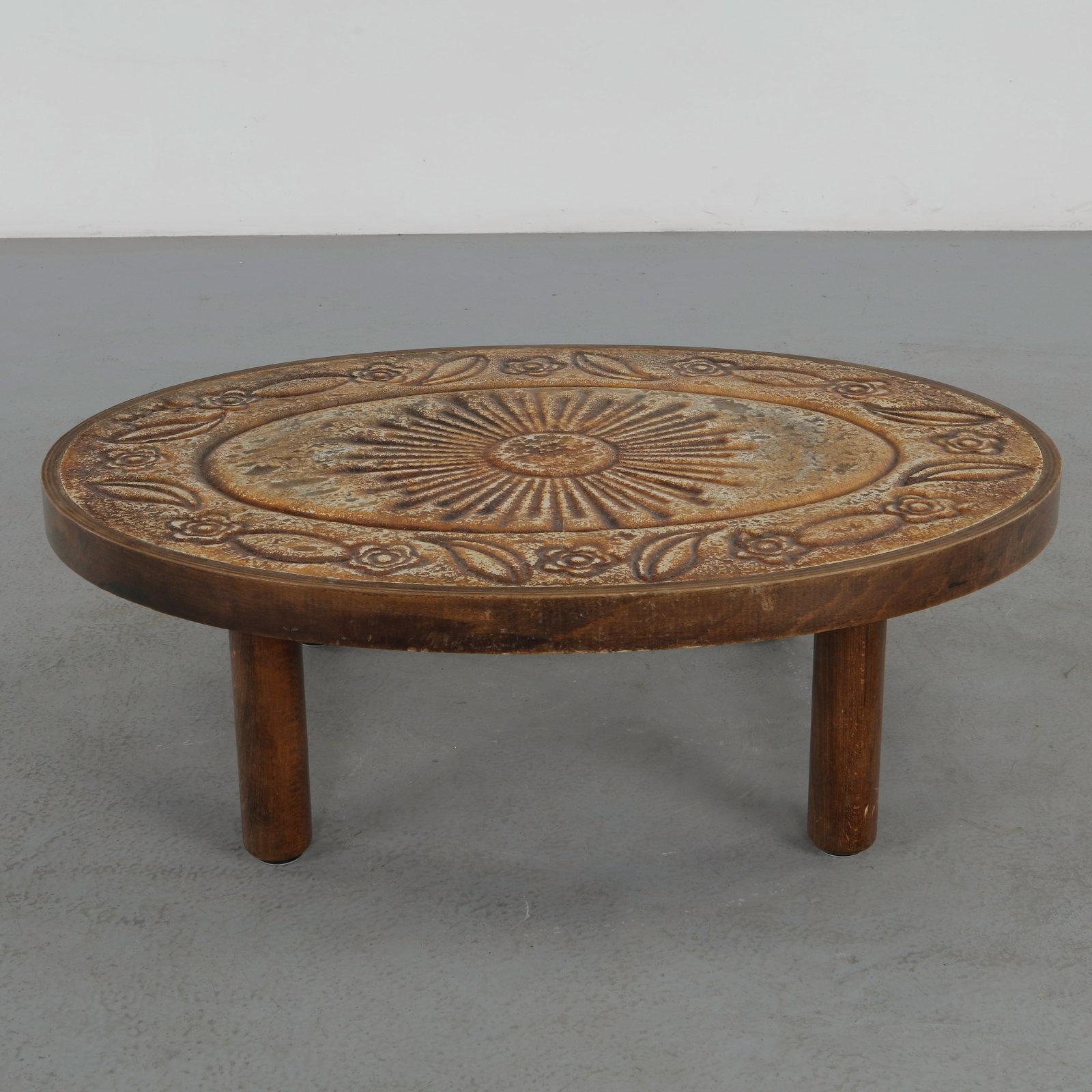 Francois Chaty, Ceramic Coffee Table, 1960s - 5