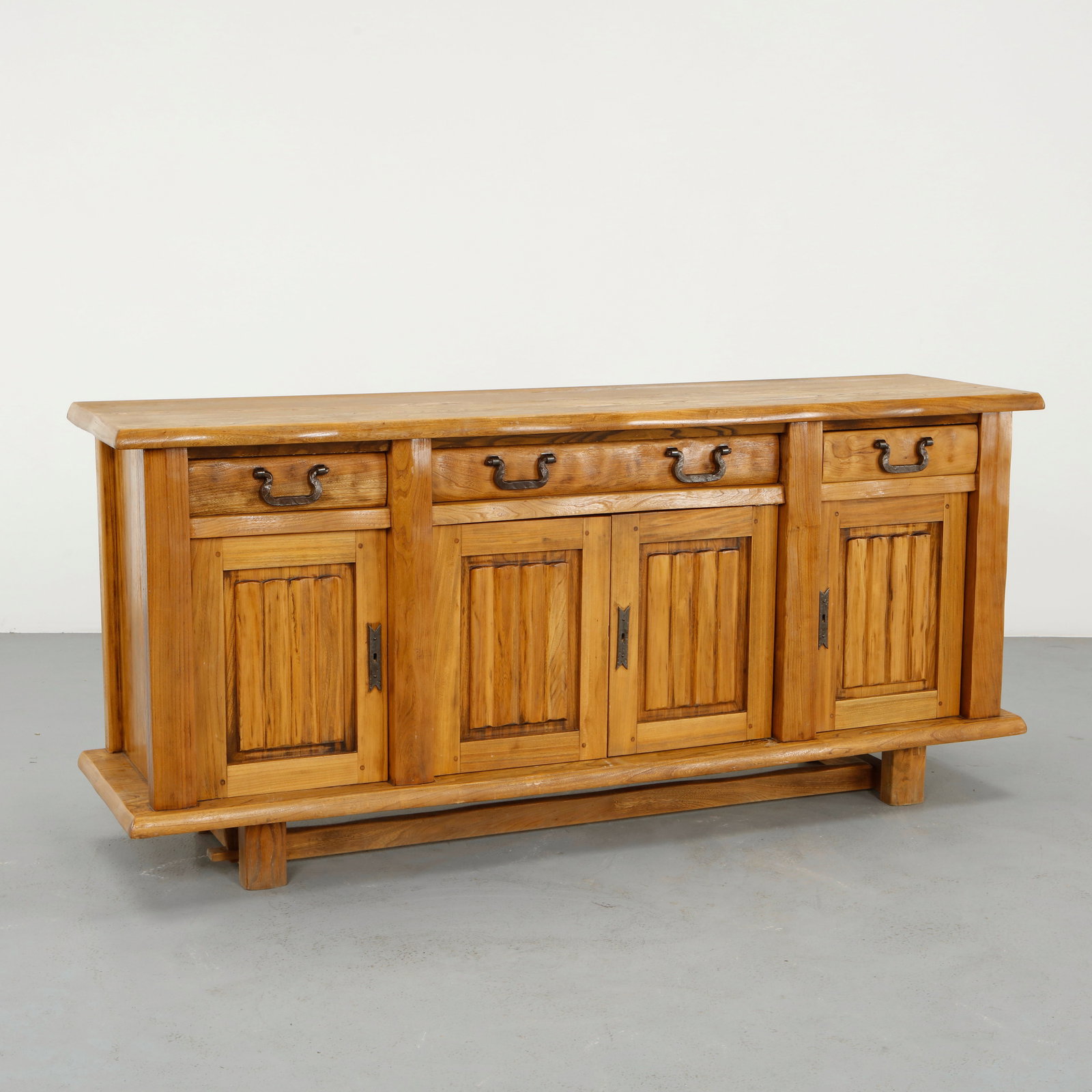 Olavi Hanninen For Mikko Nupponen, Brutalist Sculptural Sideboard, 1950s (1 of 19)