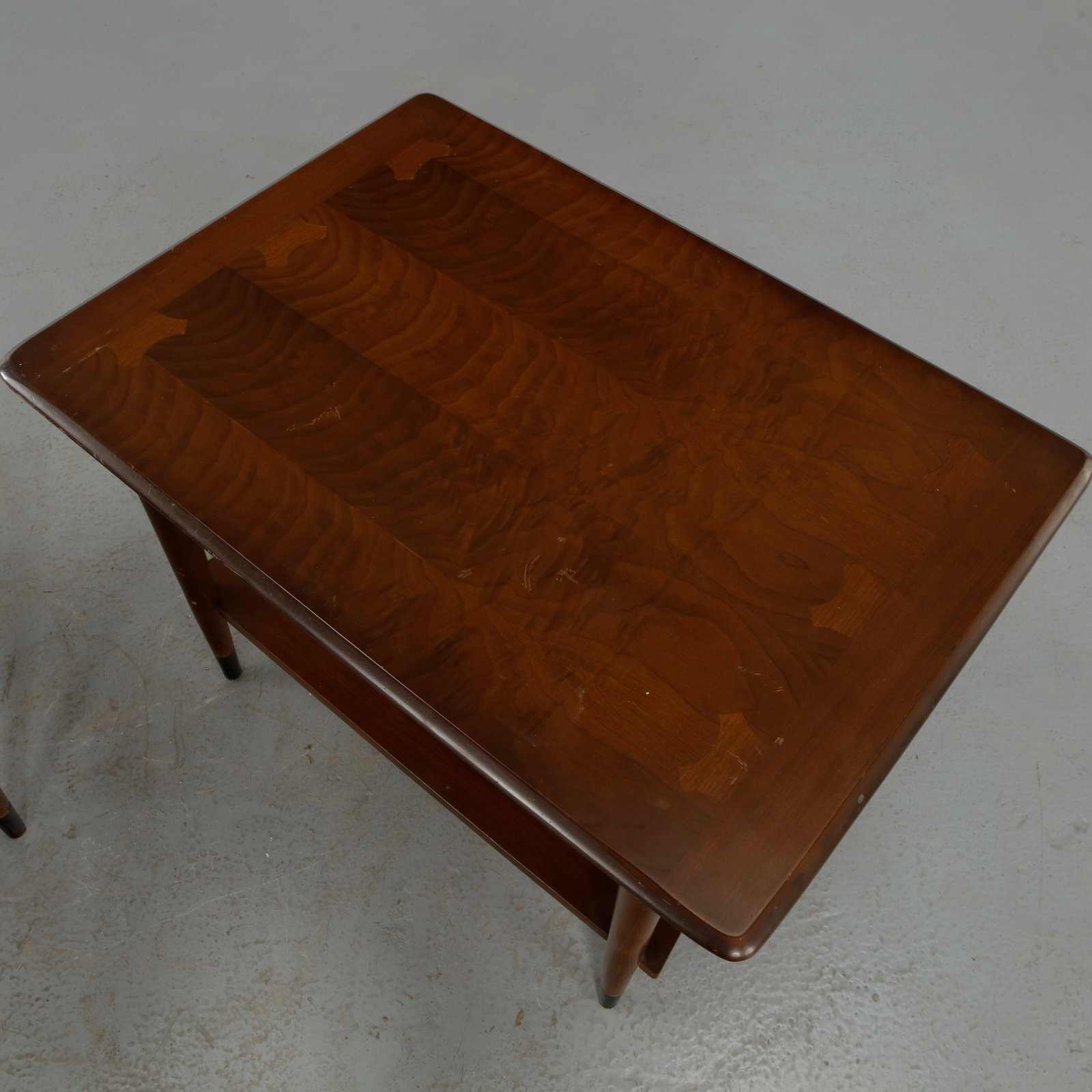 Andre Bus, Pair of Lane Acclaim Series Walnut End Tables, 1960s - 11