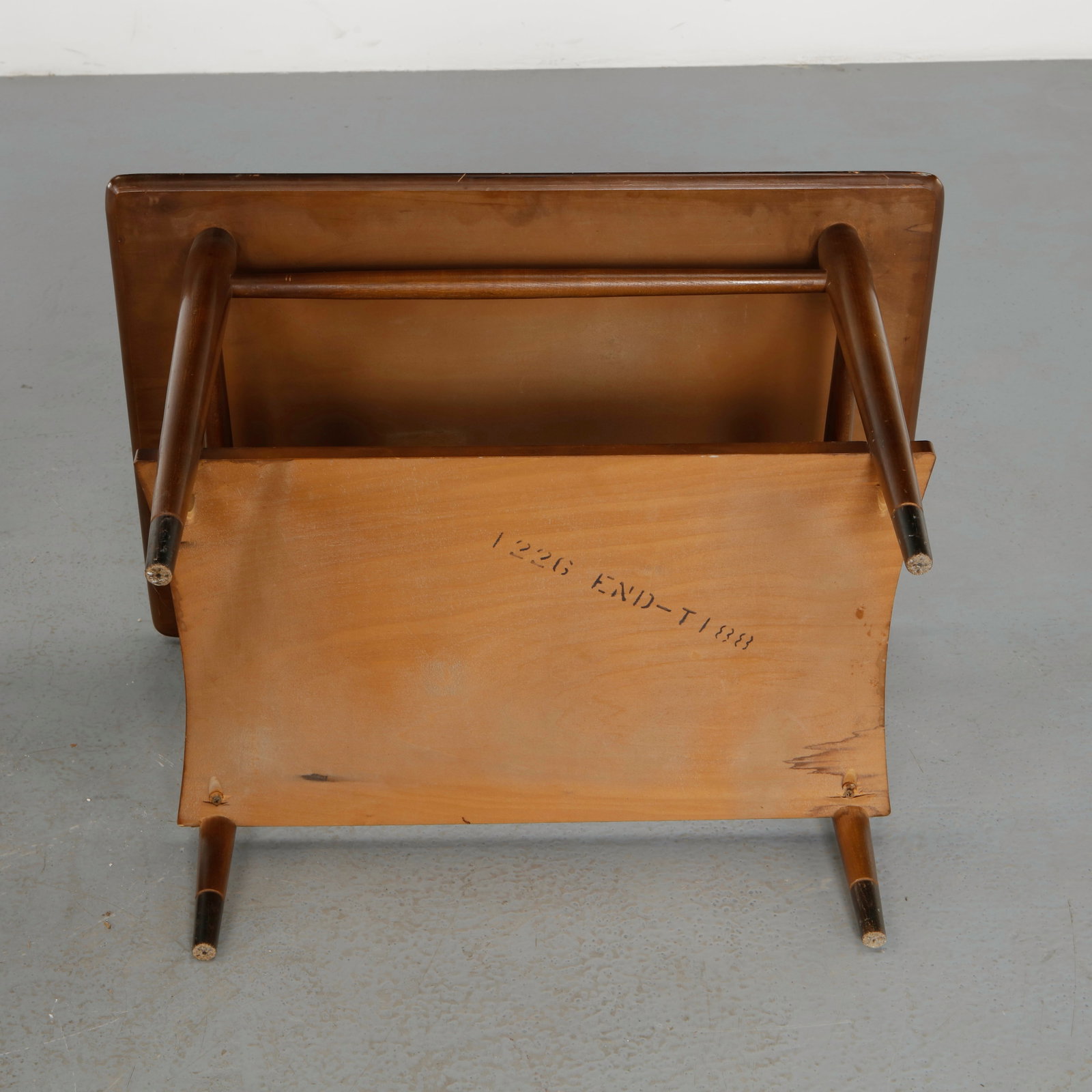 Andre Bus, Pair of Lane Acclaim Series Walnut End Tables, 1960s - 19