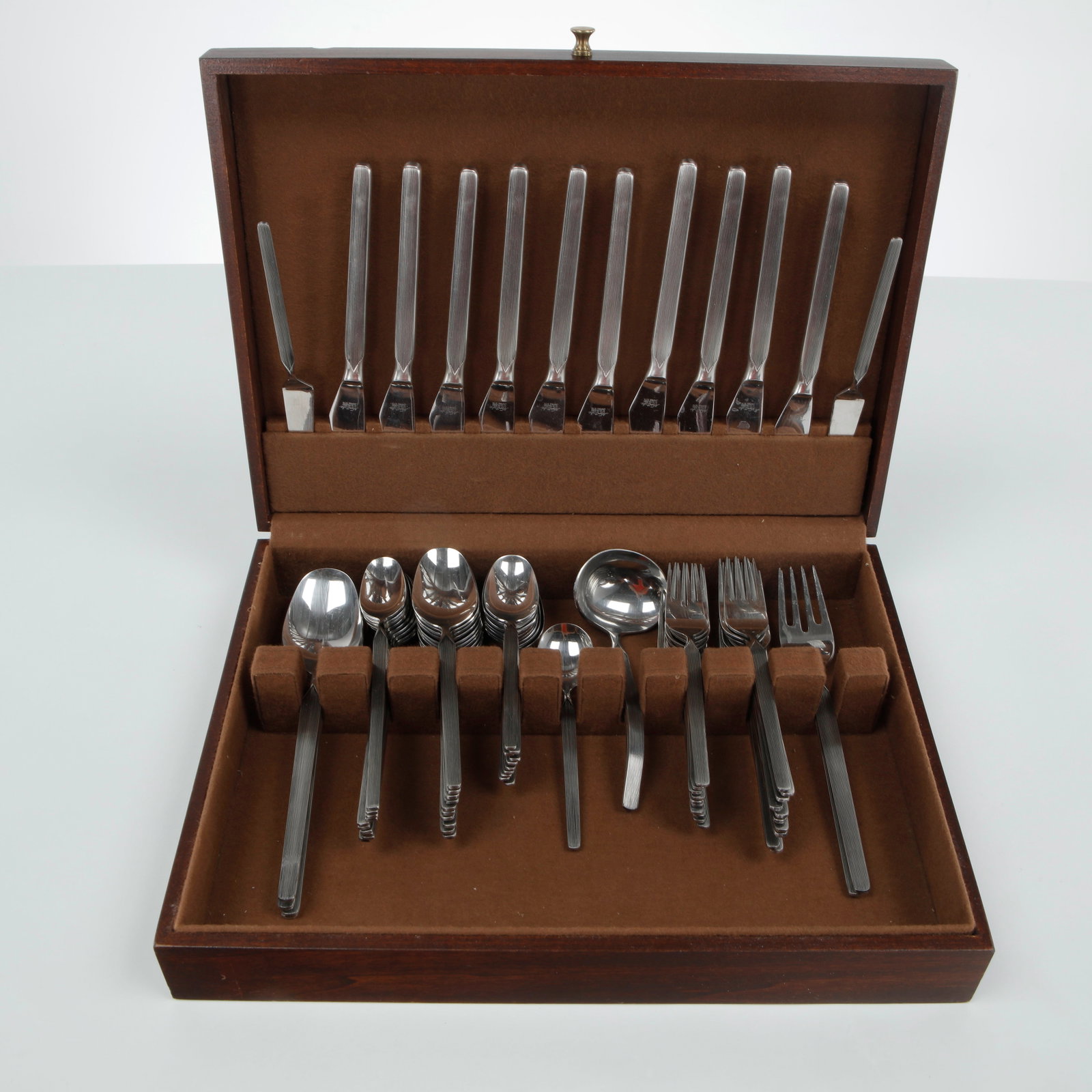 Noritake Japan, Vertical Stainless Steel Flatware, 1970s (1 of 8)