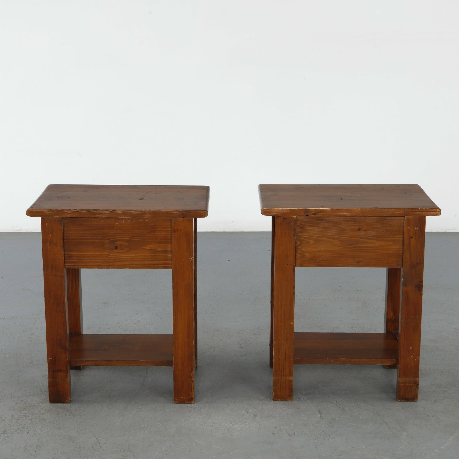 Pair of Wood Nightstands in the style of Olavi Hannien, 1960s - 6