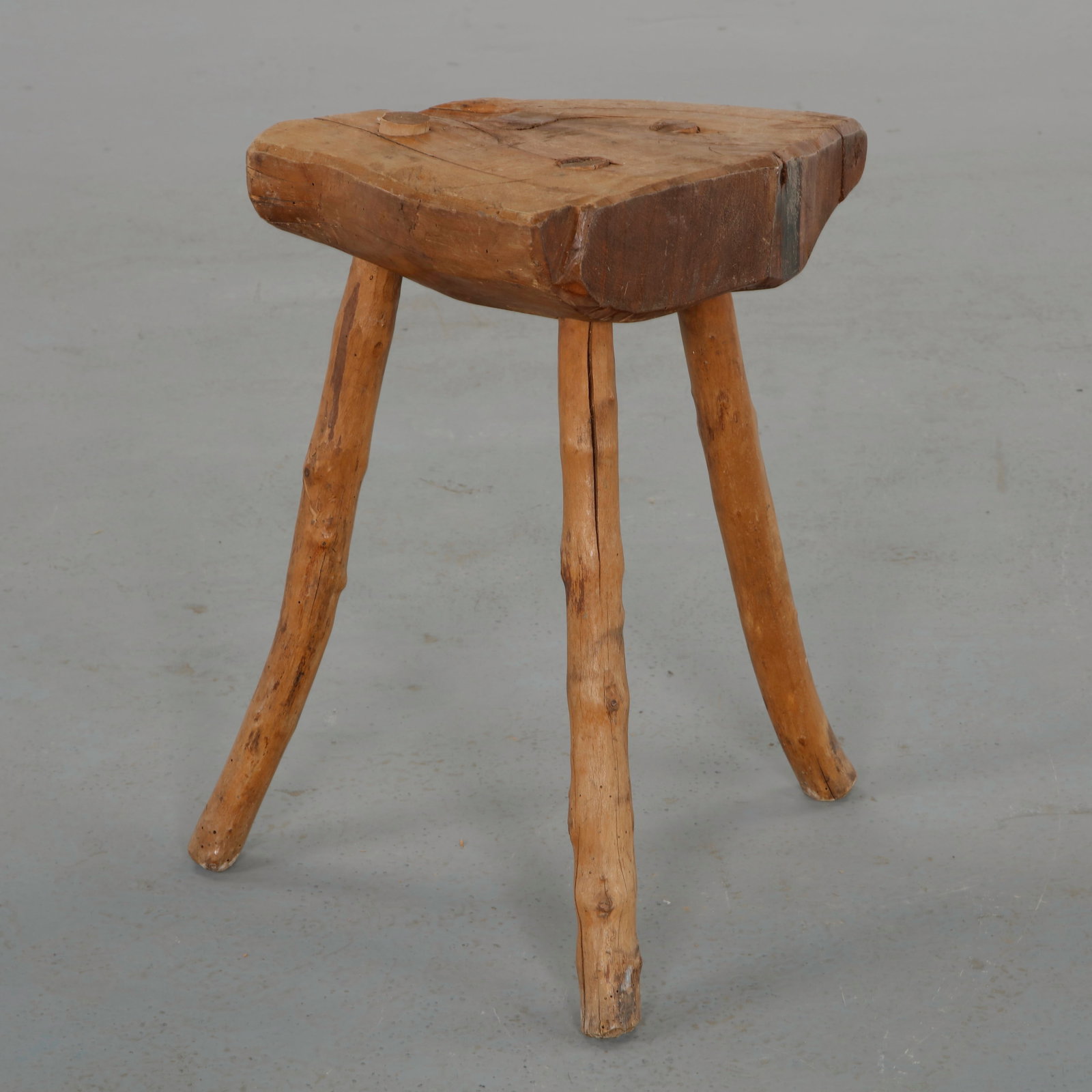 Brutalist Stool, 1960s - 3