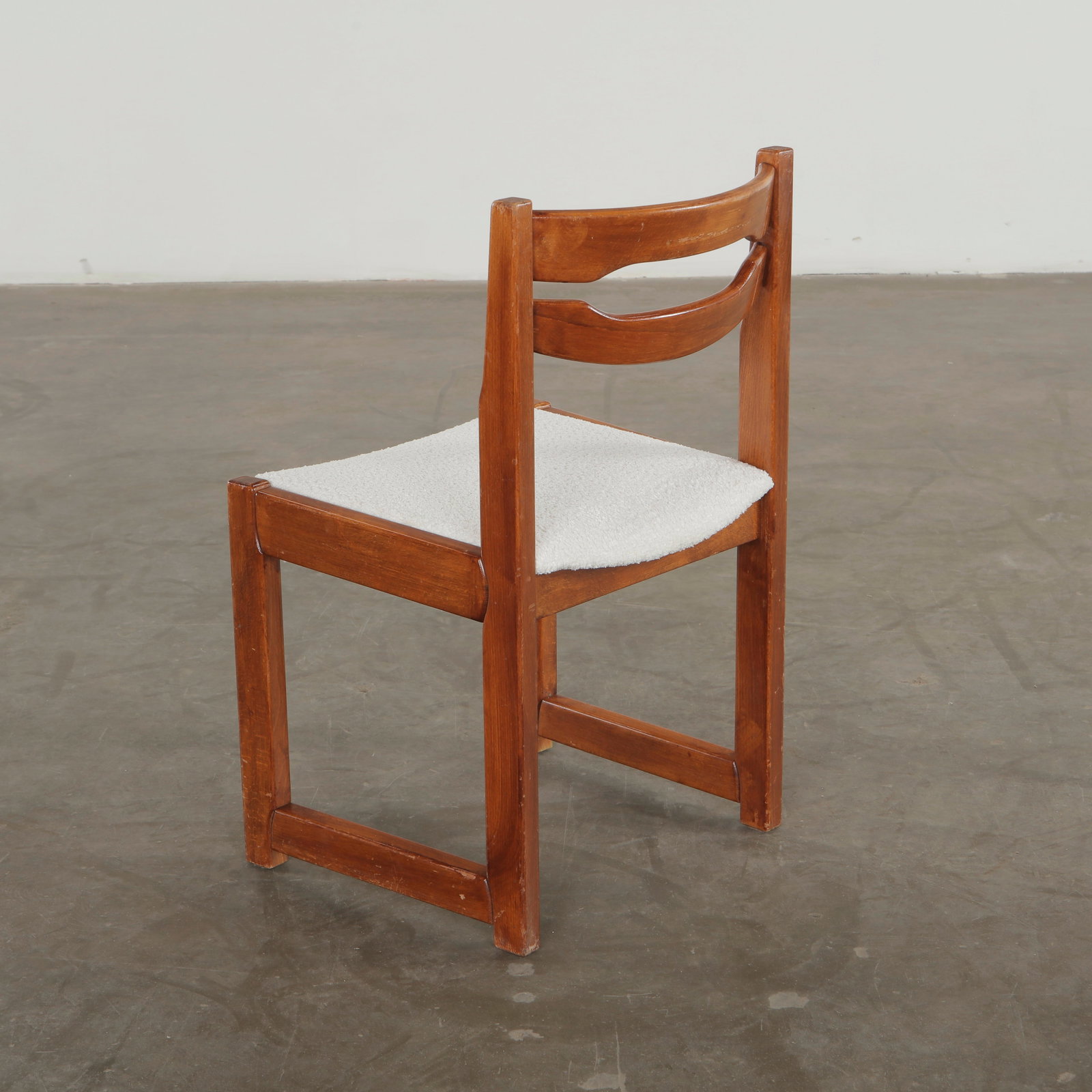 Set of Four Wool and Wood Chairs in the style of Niels Moller for J.L Moller, 1960s - 11