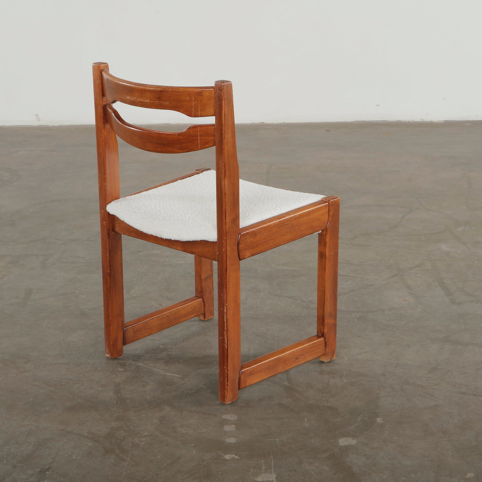 Set of Four Wool and Wood Chairs in the style of Niels Moller for J.L Moller, 1960s - 13