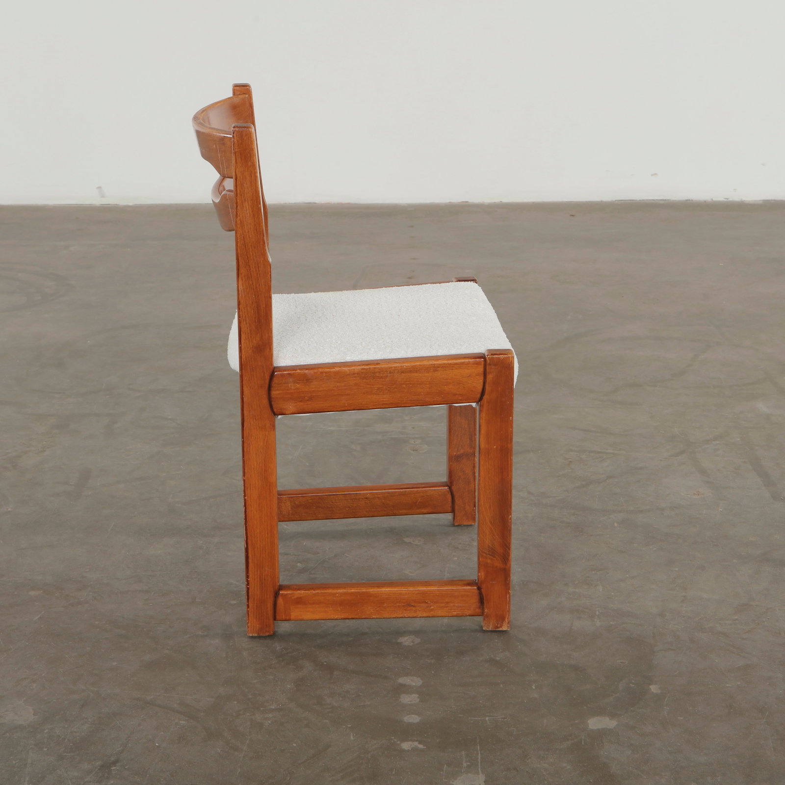 Set of Four Wool and Wood Chairs in the style of Niels Moller for J.L Moller, 1960s - 14