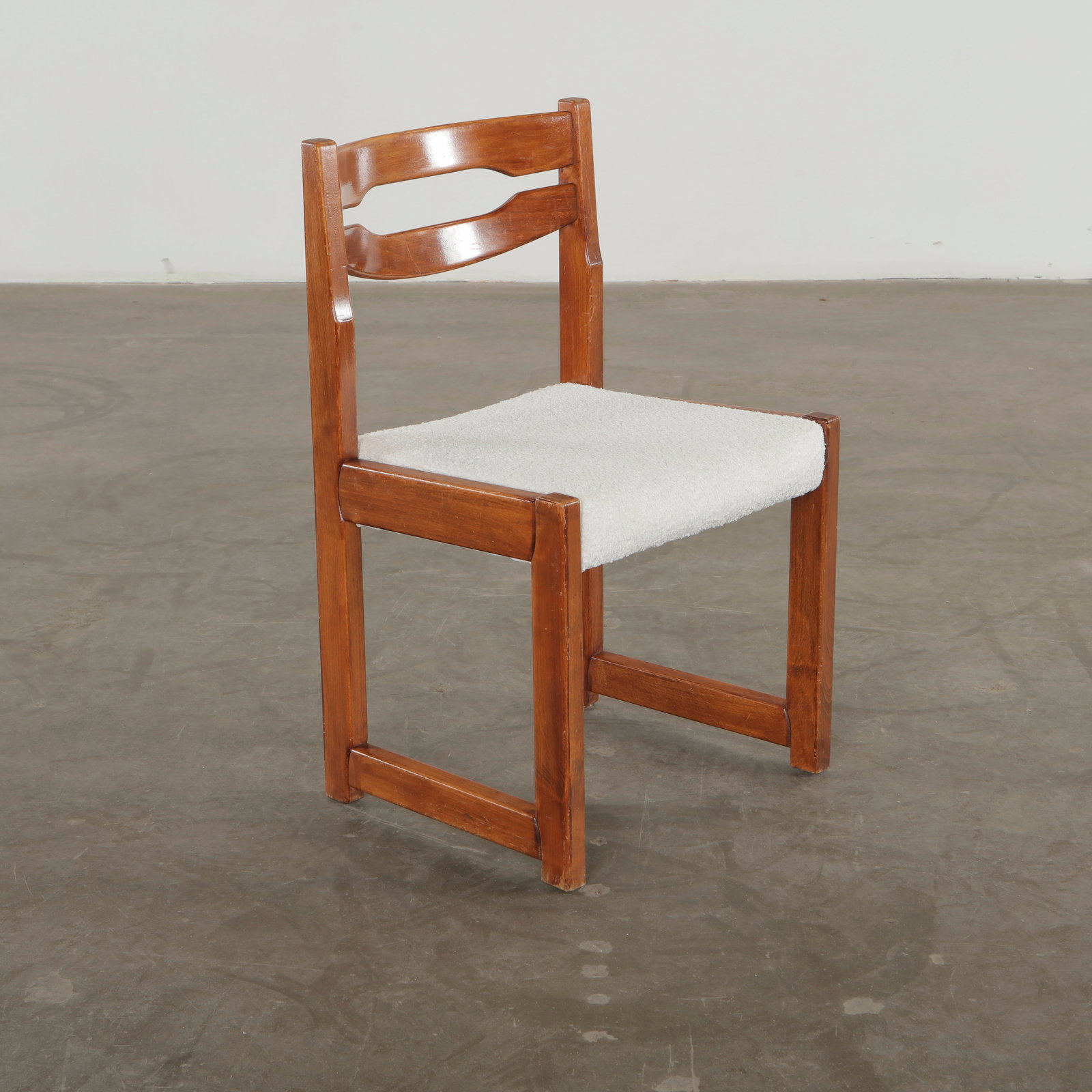 Set of Four Wool and Wood Chairs in the style of Niels Moller for J.L Moller, 1960s - 15