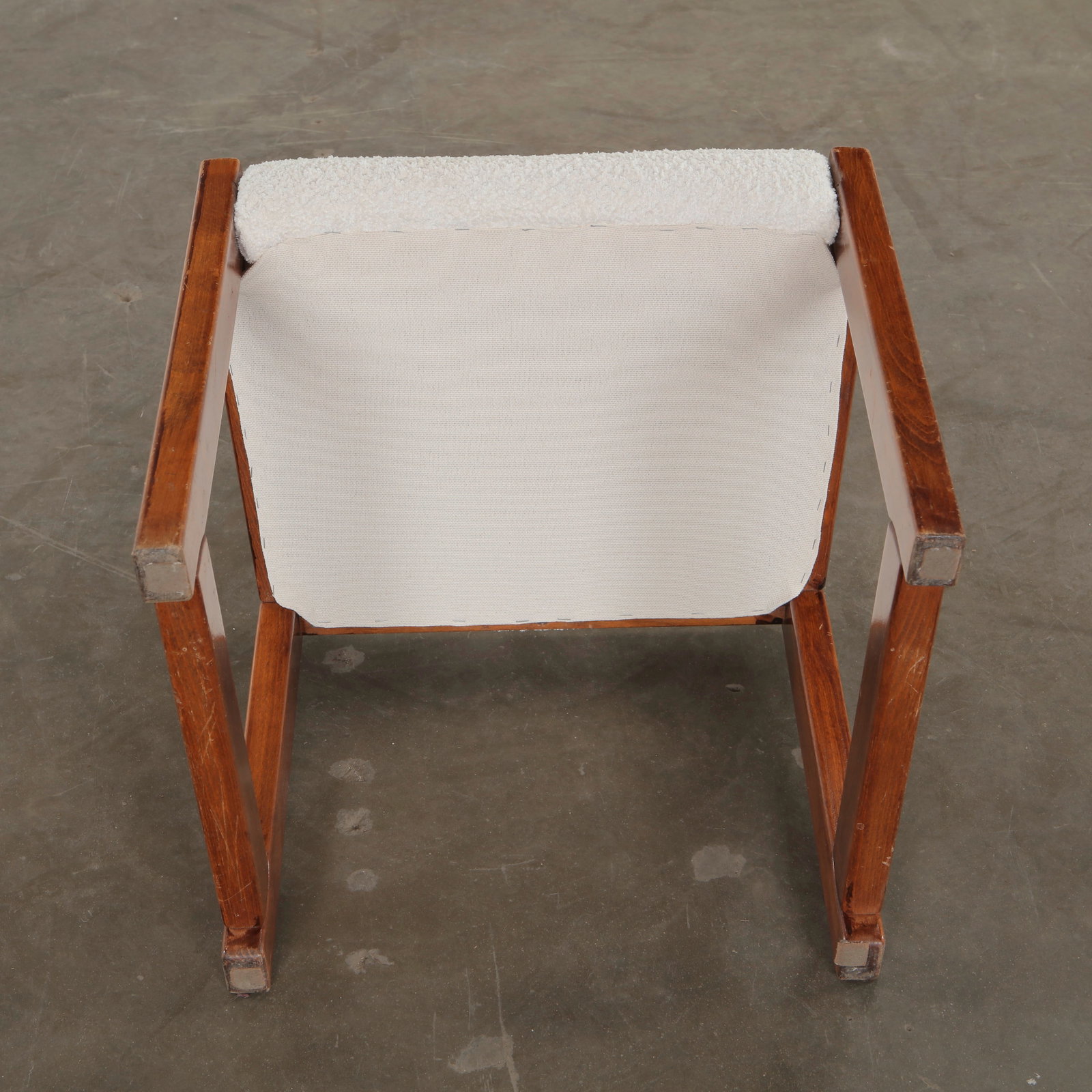 Set of Four Wool and Wood Chairs in the style of Niels Moller for J.L Moller, 1960s - 19