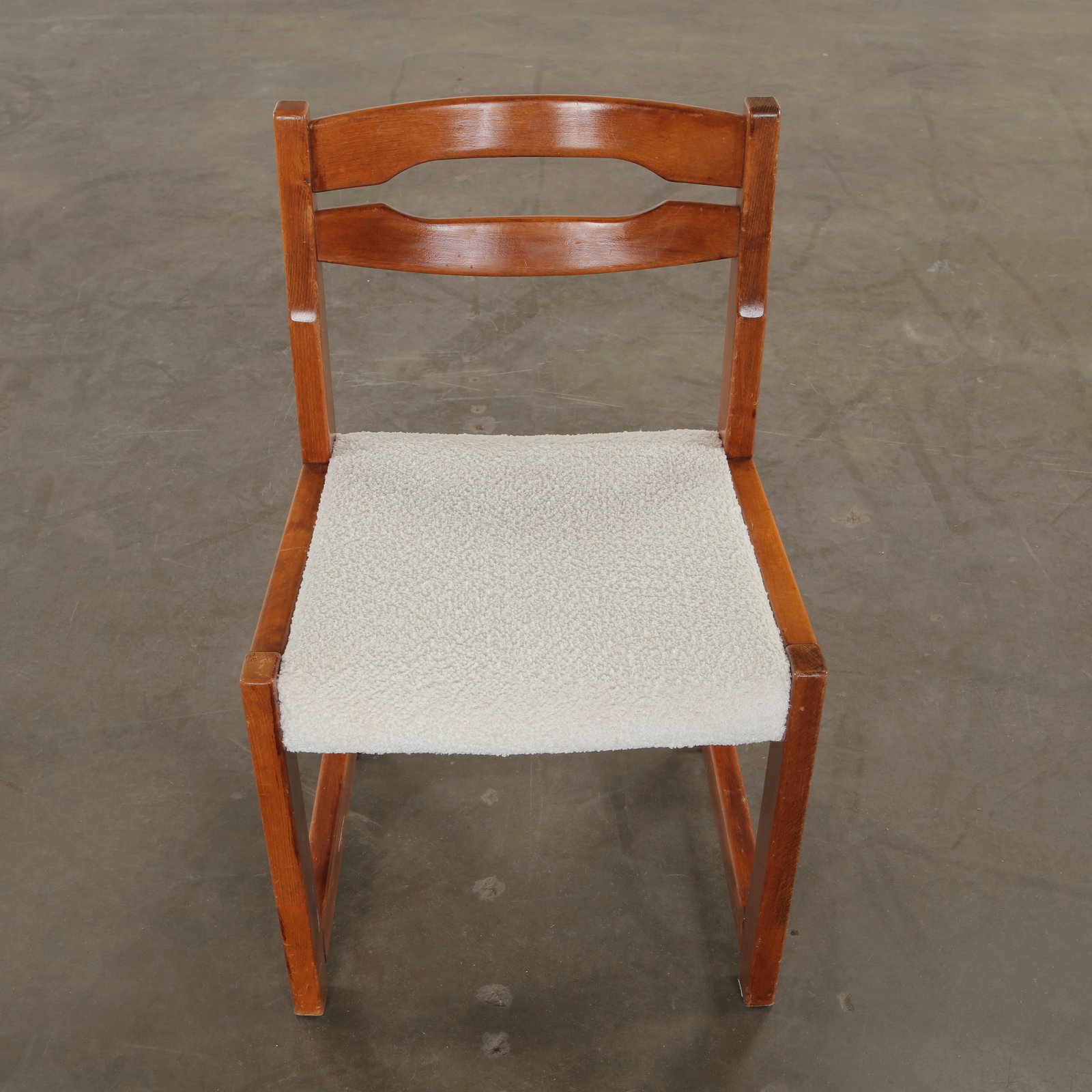Set of Four Wool and Wood Chairs in the style of Niels Moller for J.L Moller, 1960s - 5
