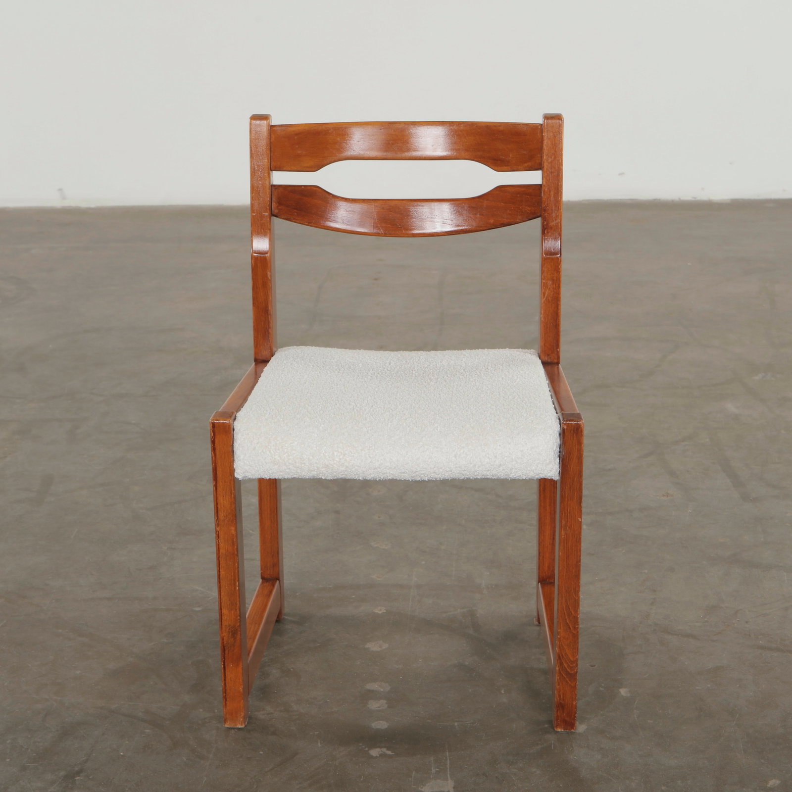 Set of Four Wool and Wood Chairs in the style of Niels Moller for J.L Moller, 1960s - 8