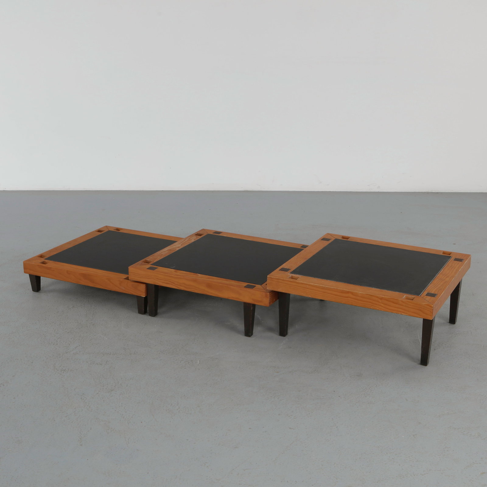 Set of Three Nesting Coffee Tables in the Style of Bernard Vuarnesson, 1960s (1 of 16)