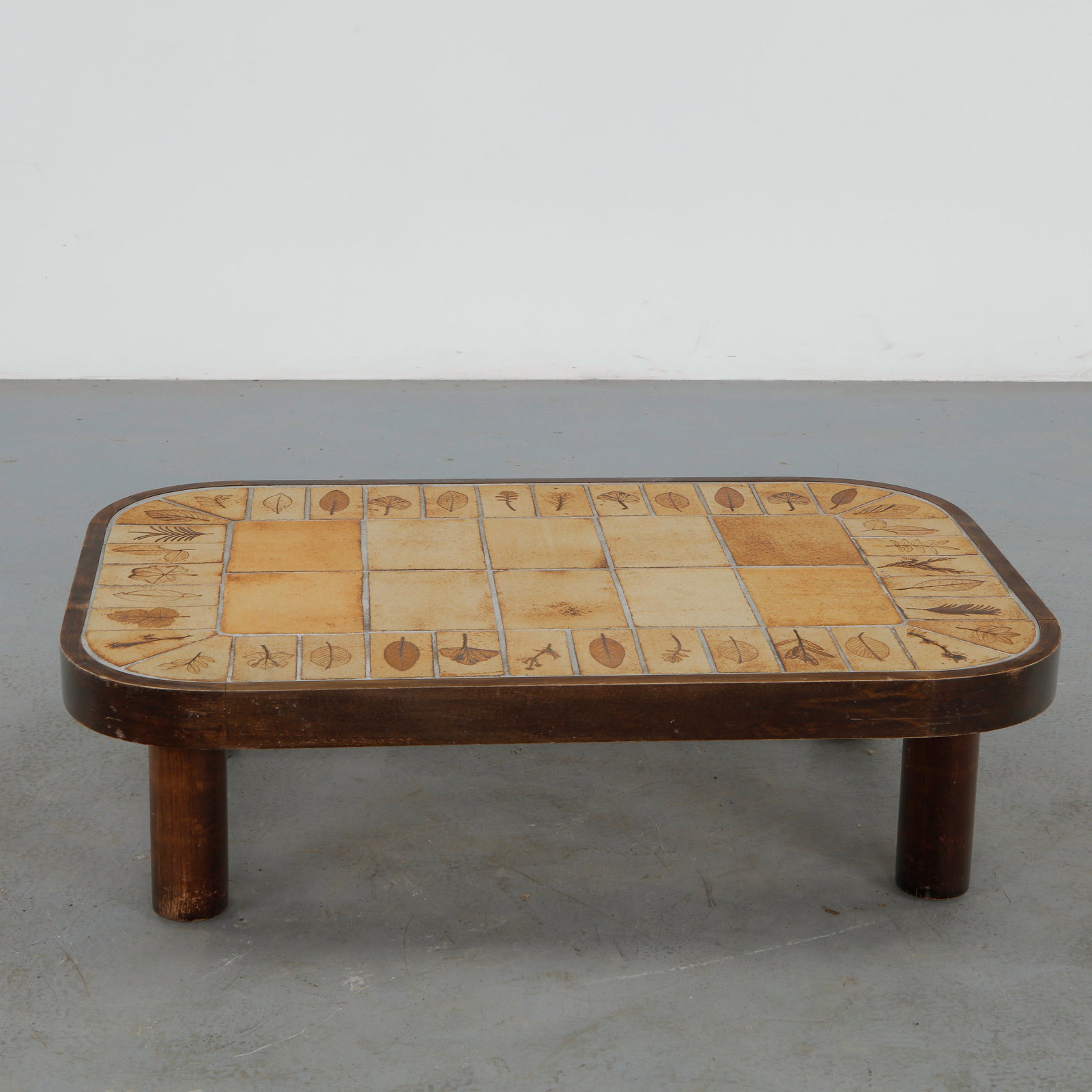 Roger Capron, Rectangular Coffee Table, Signed, 1960s - 5