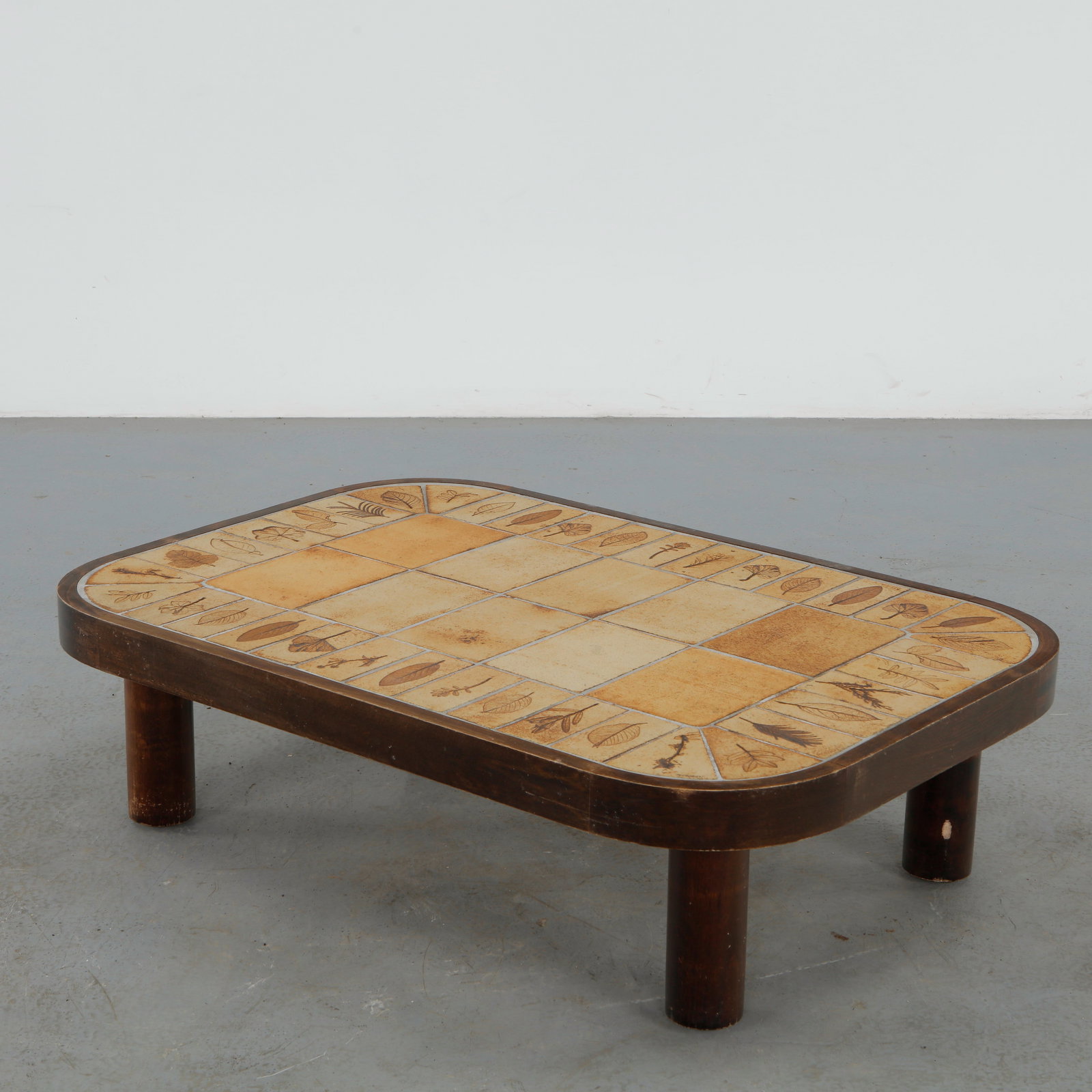 Roger Capron, Rectangular Coffee Table, Signed, 1960s - 6