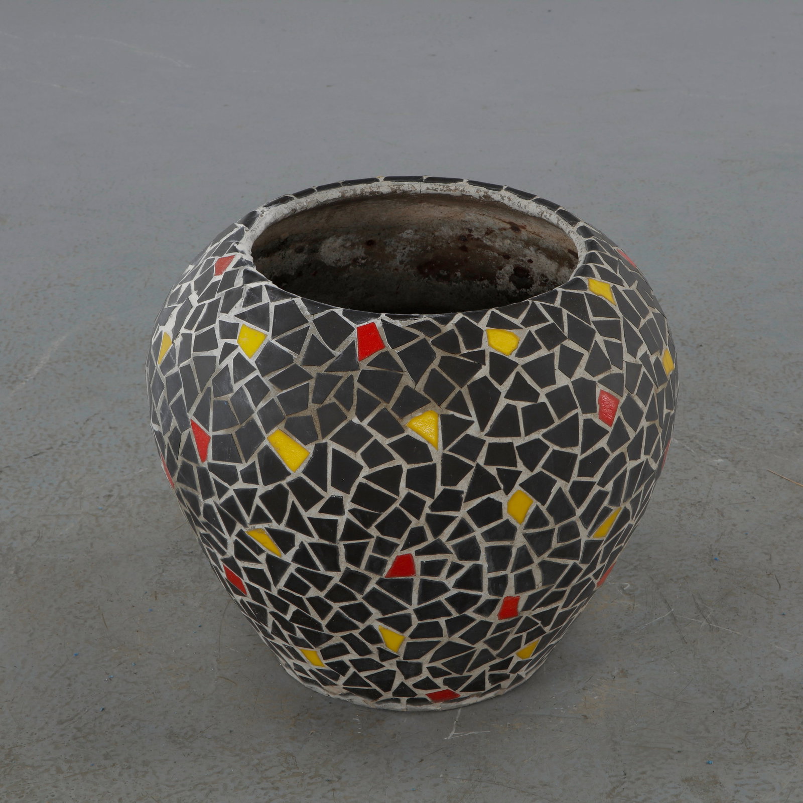 Large Mosaic Tile Planter, 1960s (1 of 9)