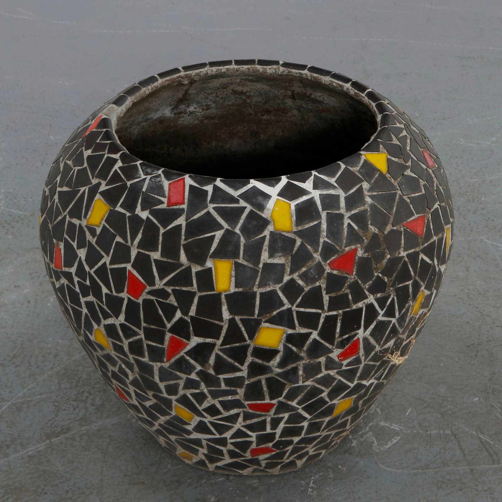 Large Mosaic Tile Planter, 1960s (1 of 9)