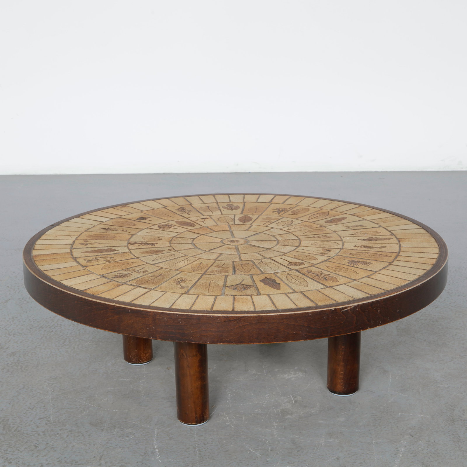 Roger Capron, Ceramic Round Coffee Table, 1960s (1 of 16)