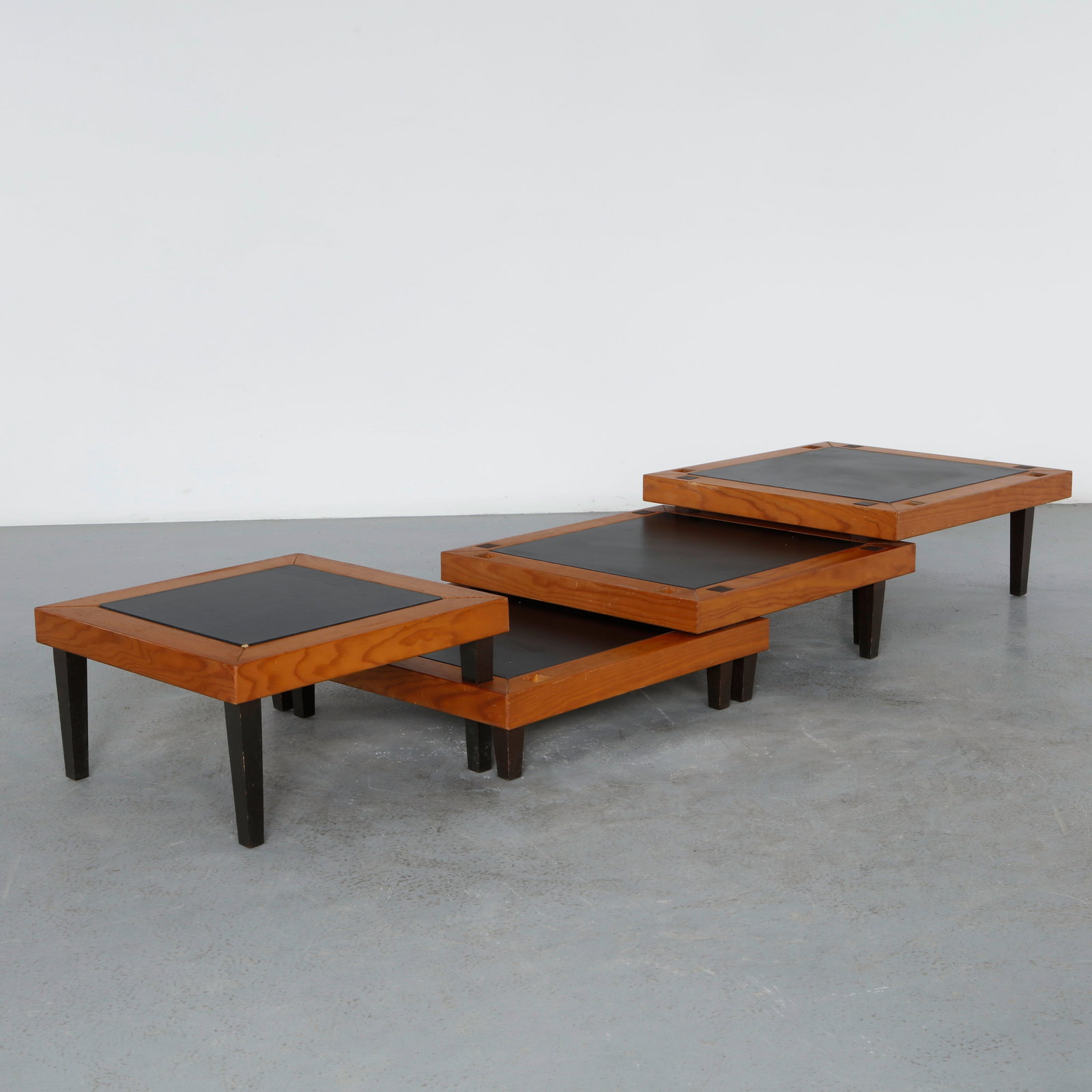 Set of Four Nesting Coffee Tables in the Style of Bernard Vuarnesson, 1960s (1 of 13)